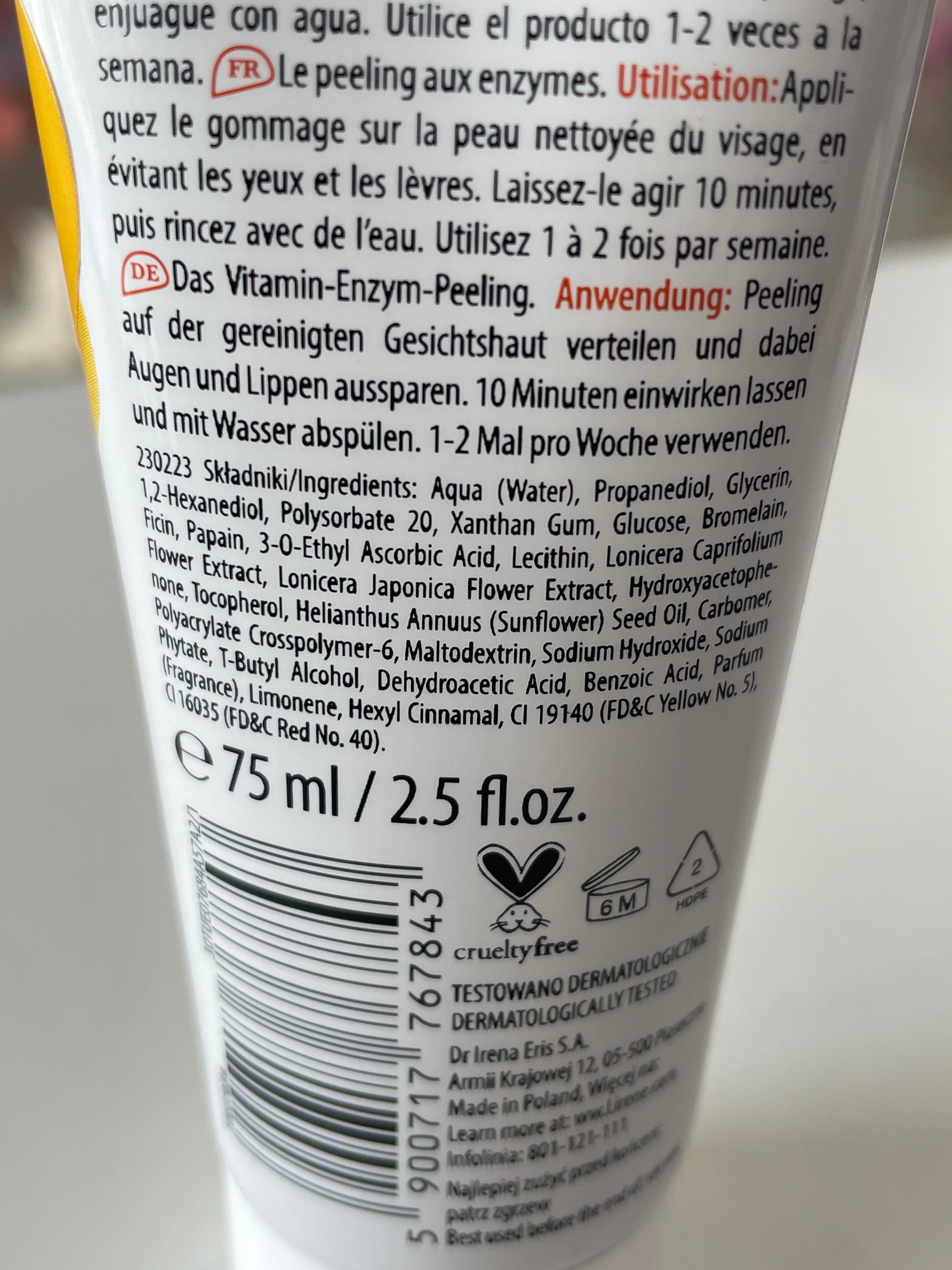 Peeling enzimatic Vitamin C+E - LIRENE