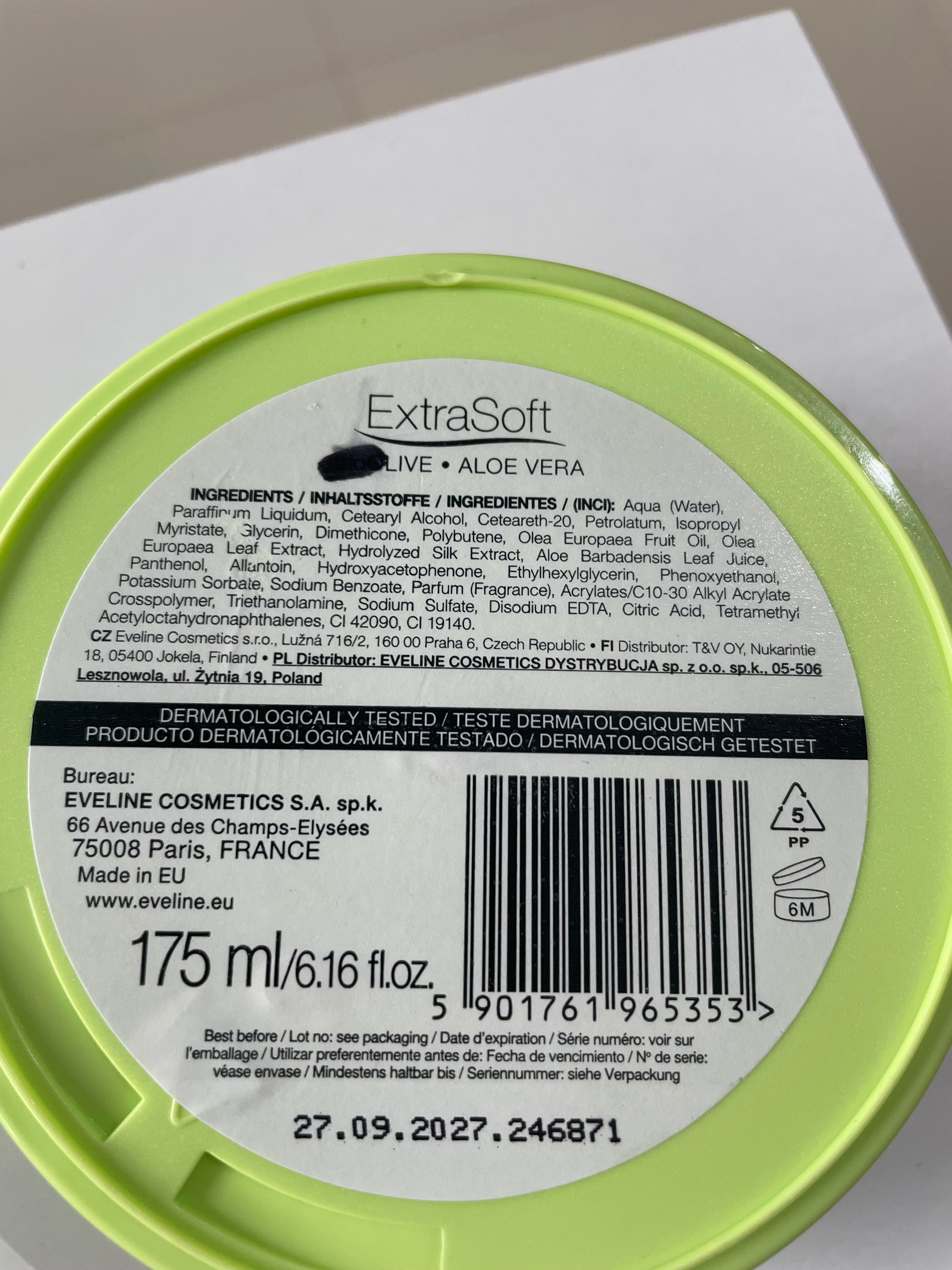 Crema corp cu Aloe si ulei de masline - Eveline