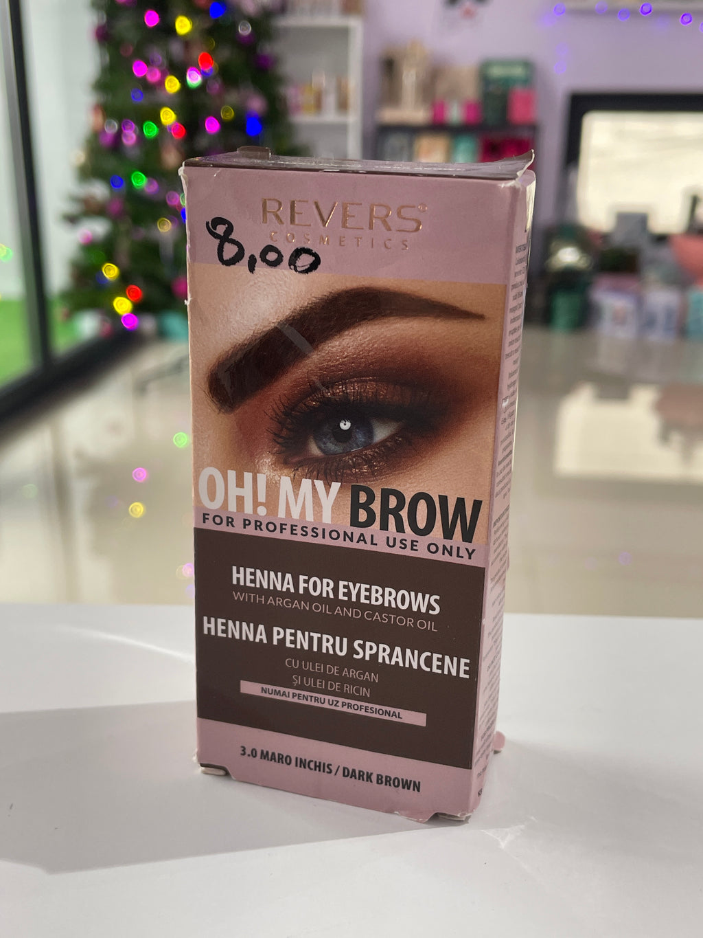 Henna pentru sprancene - Revers