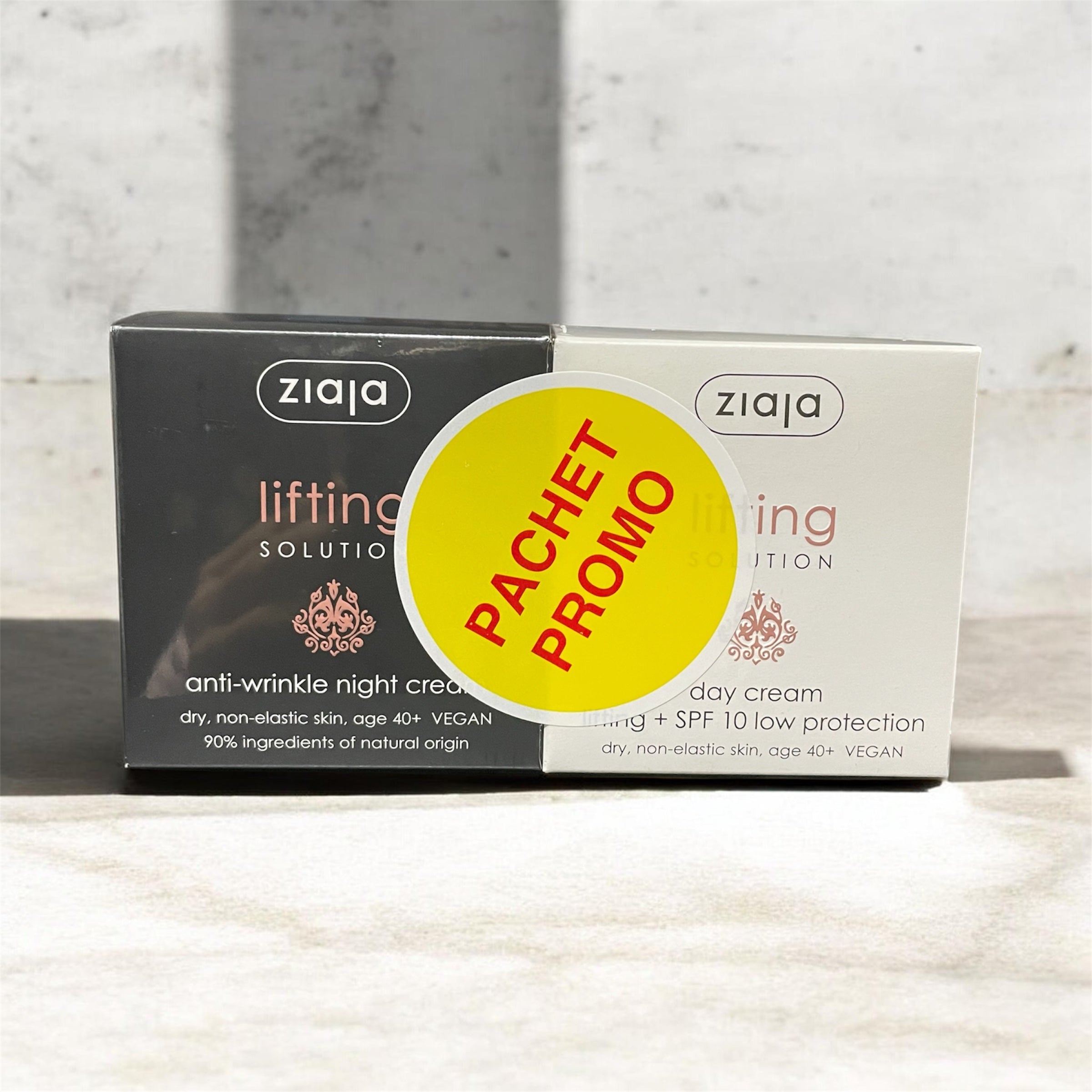 Pachet Promo ZIAJA - Lifting Solution Crema zi+crema noapte