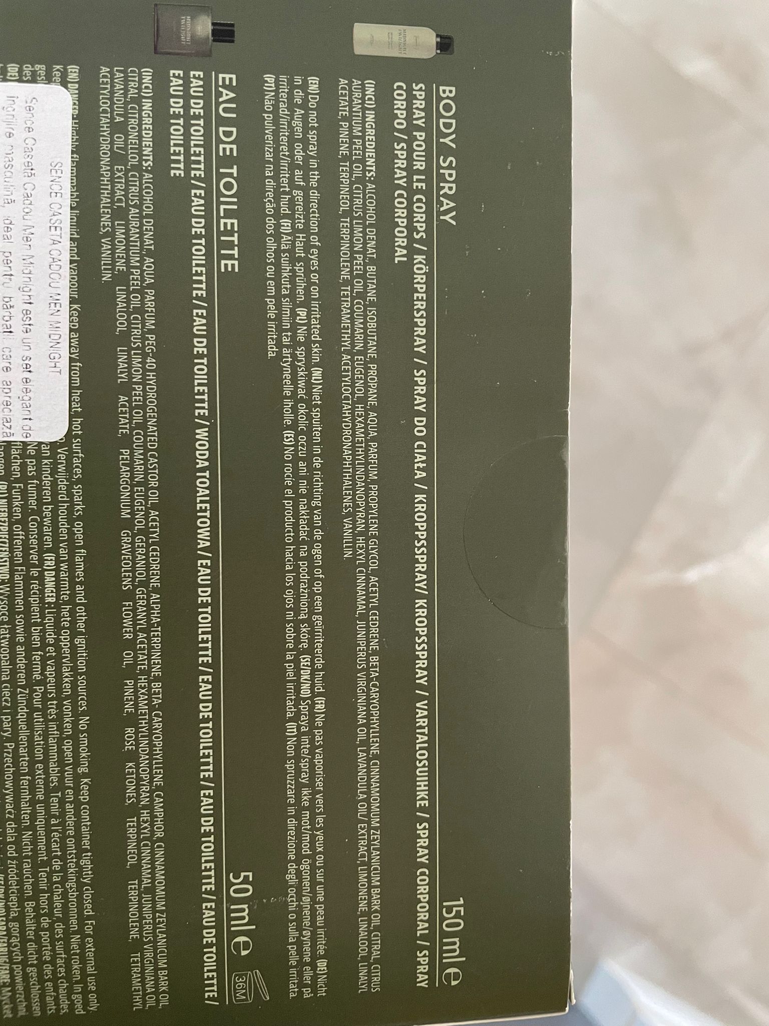 Set Midnight Twilight men  -  Sence