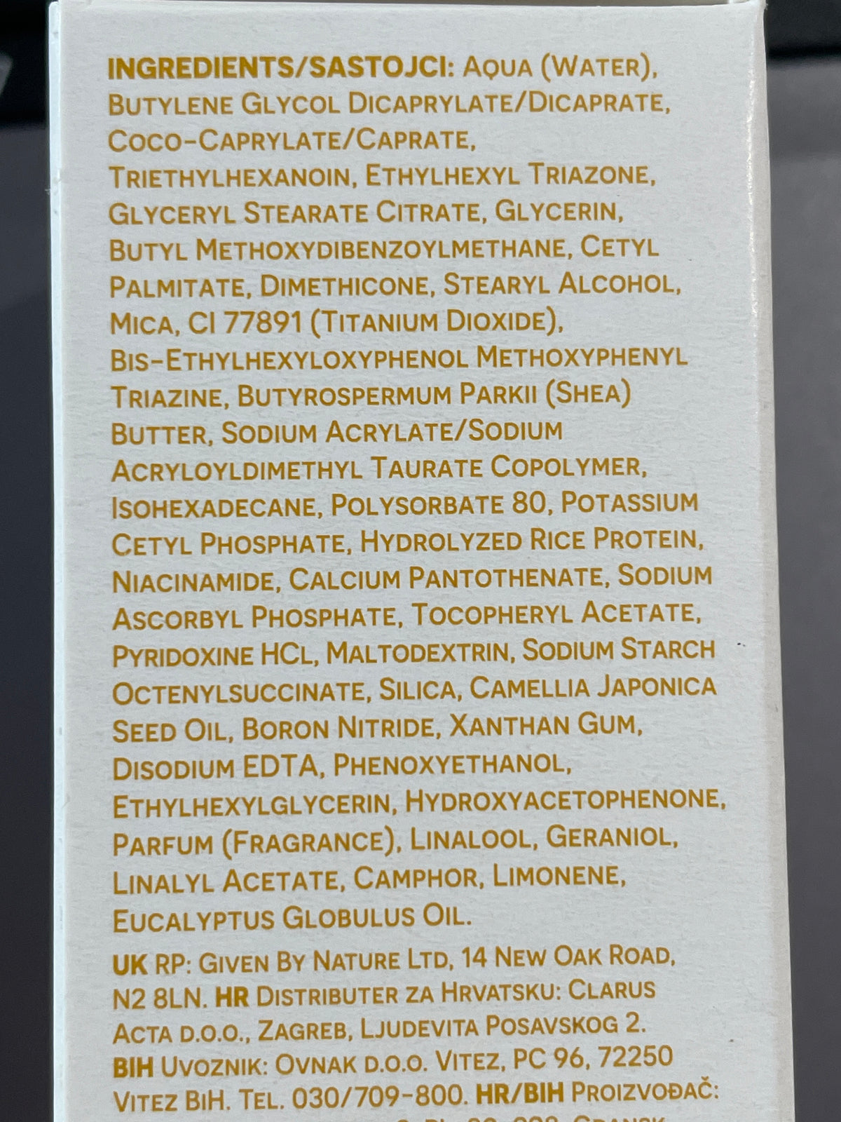 Crema pentru ten SPF 15 vit. C.B3 - ZIAJA
