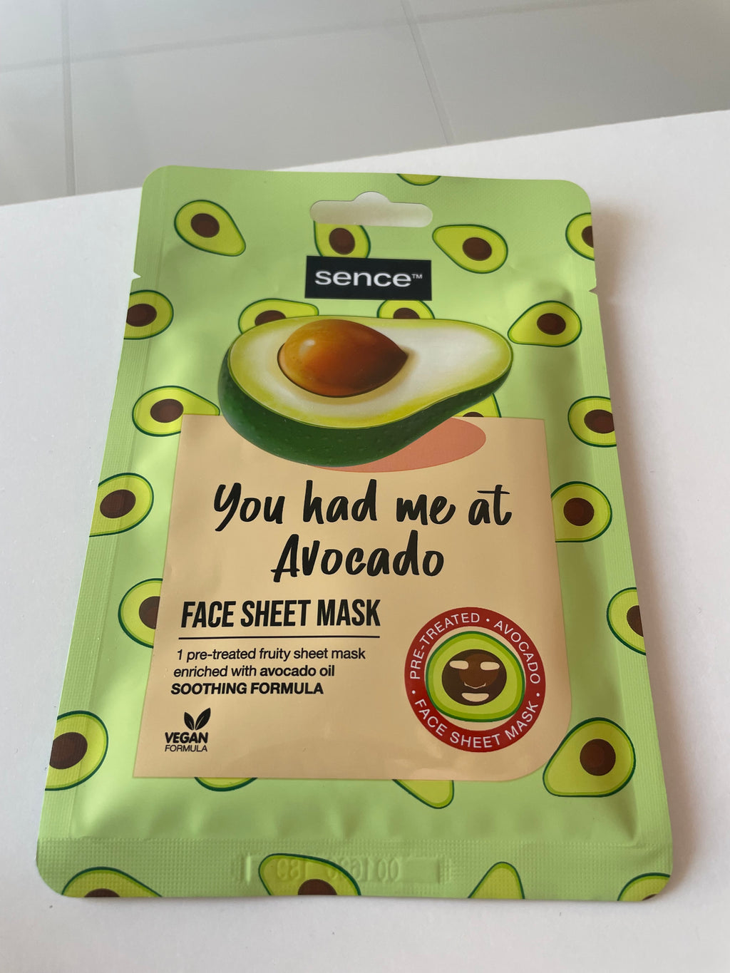 Masca fata servetel You had me at Avocado - SENCE