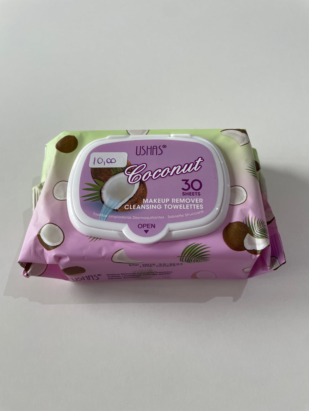 Servetele demachiante Coconut - USHAS
