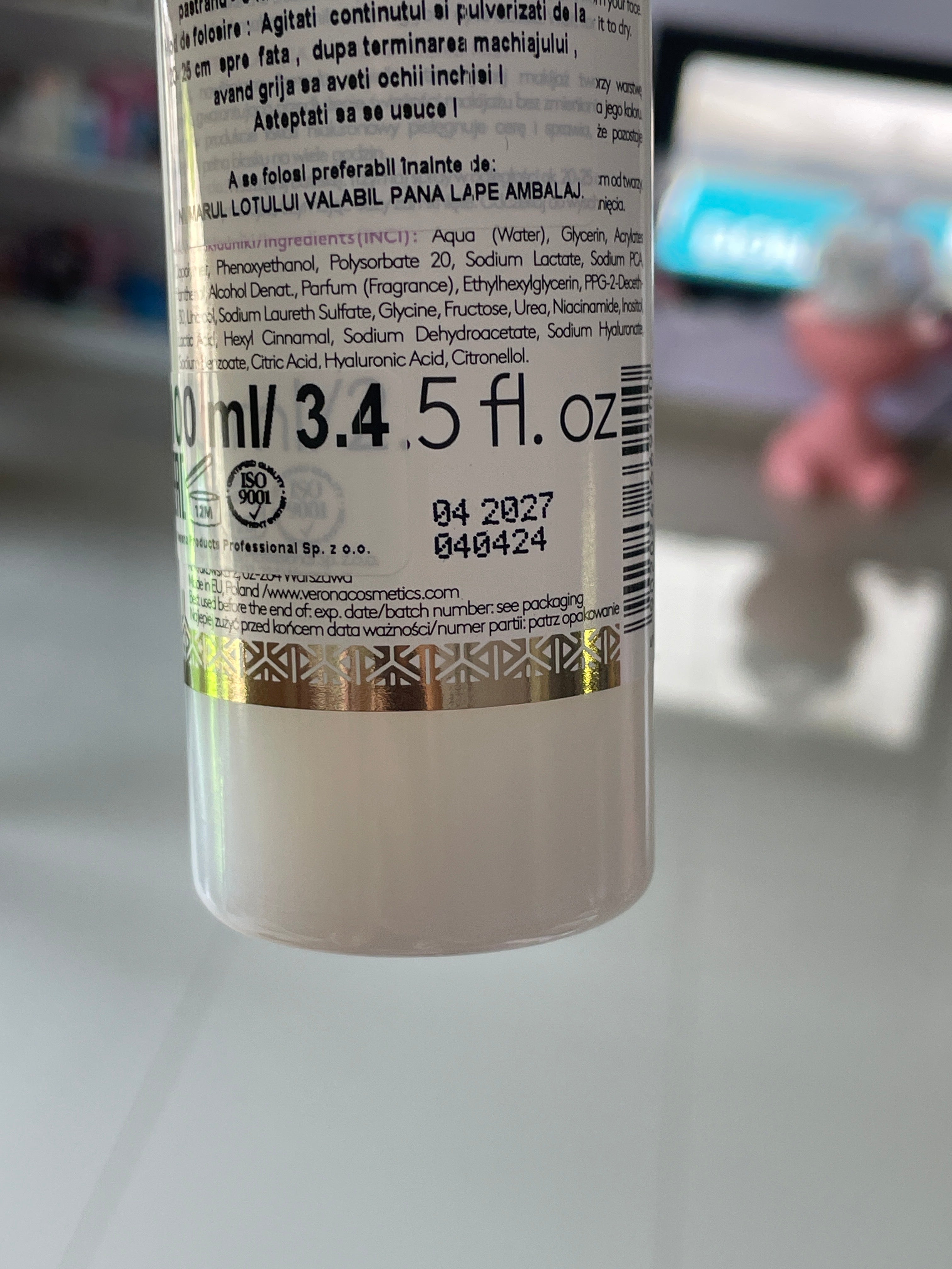 Spray fixare machiaj - INGRID