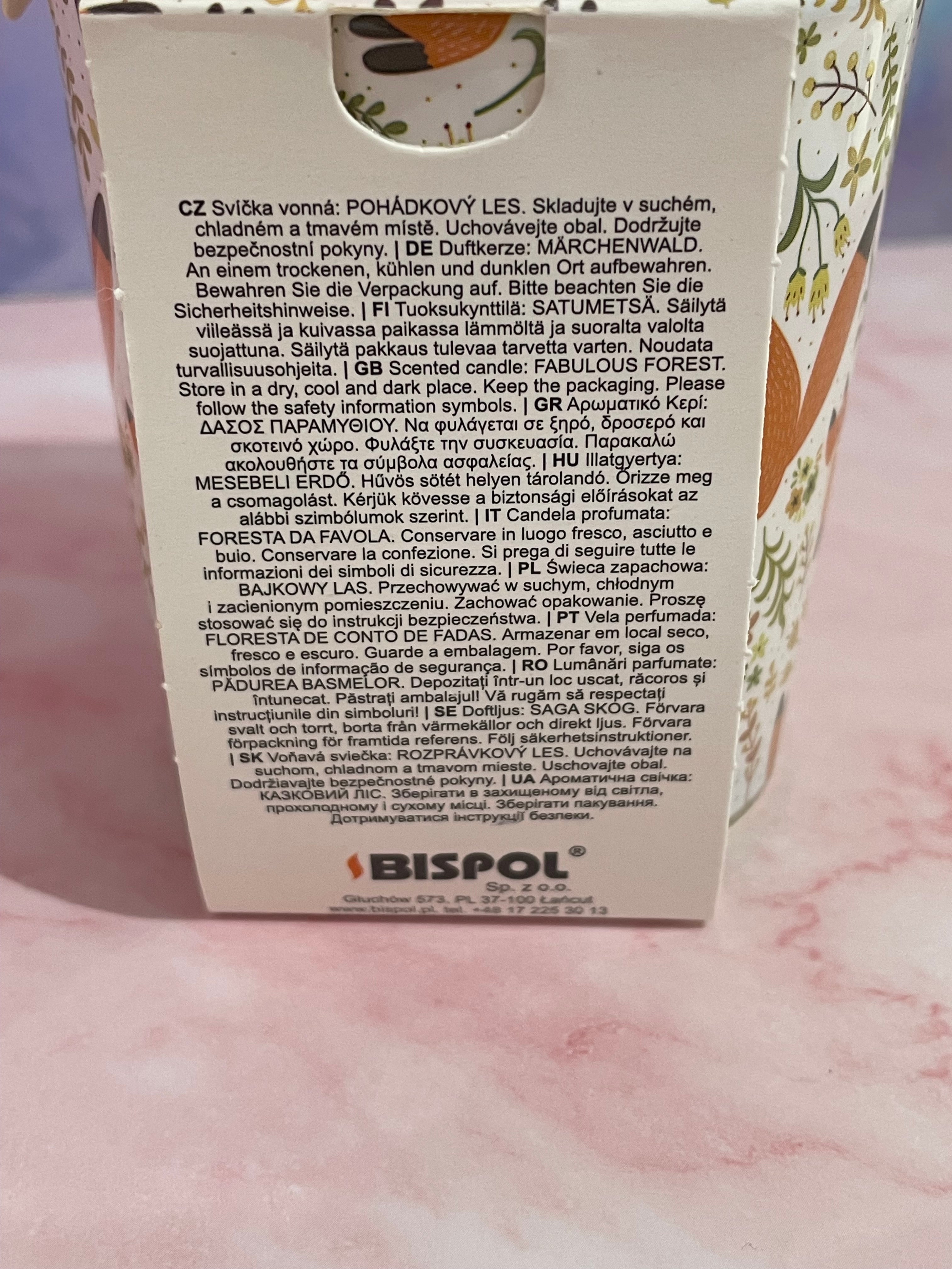 Lumanare parfumata Fabulous Forest