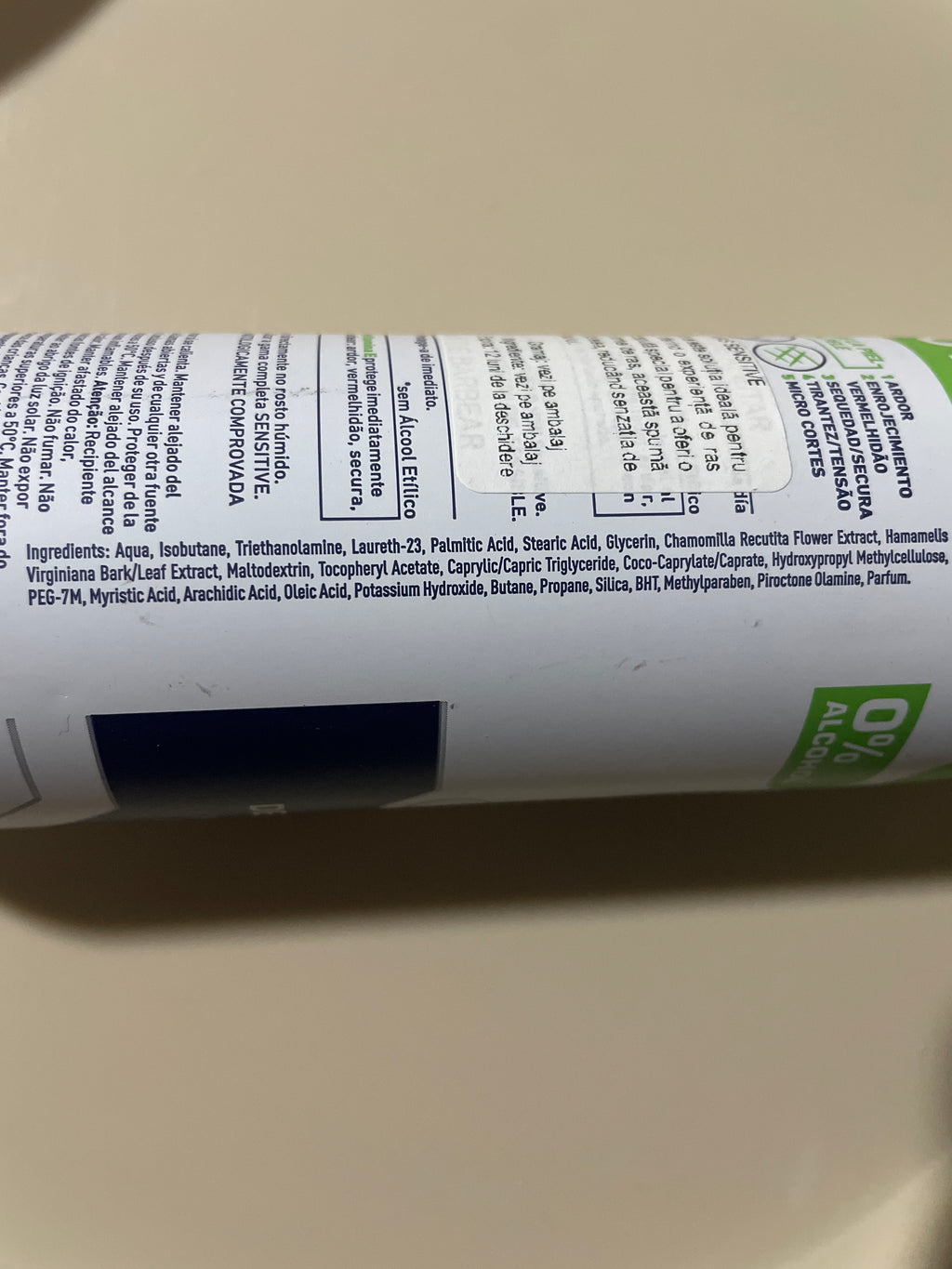 Nivea spuma de ras - sensitive