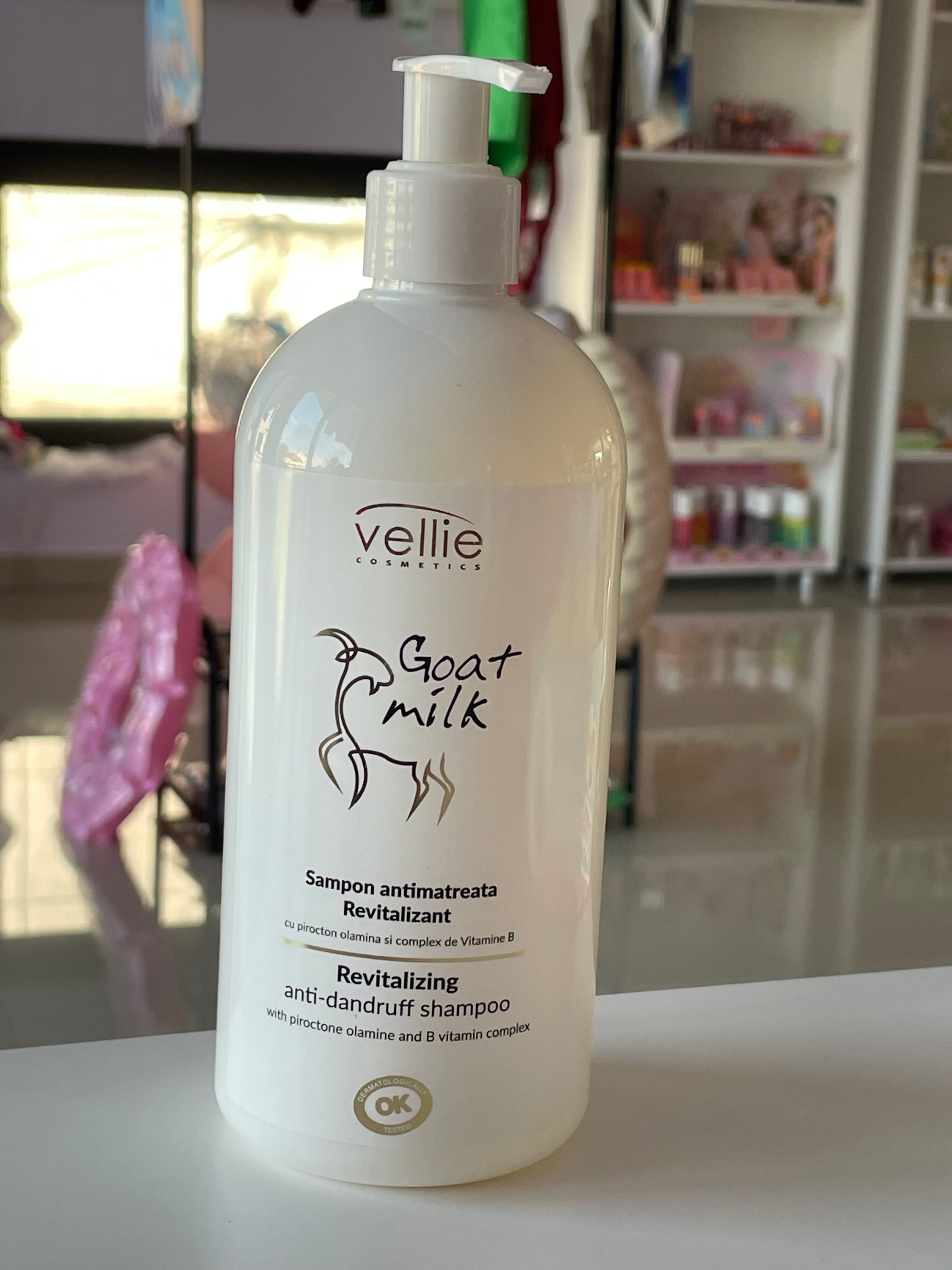 Sampon antimatreata Goat Milk - VELLIE