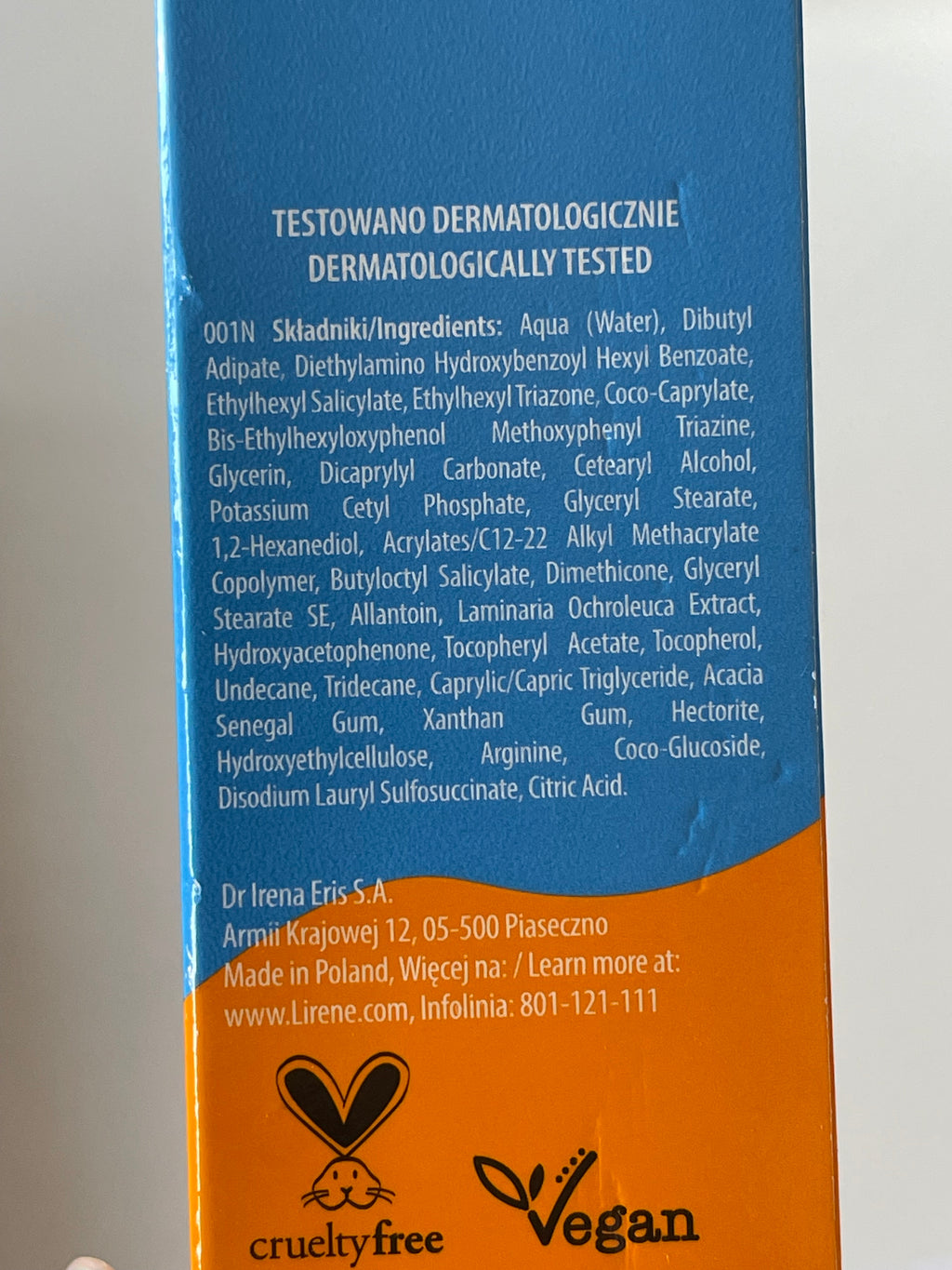 Crema fata SPF 50 - LIRENE