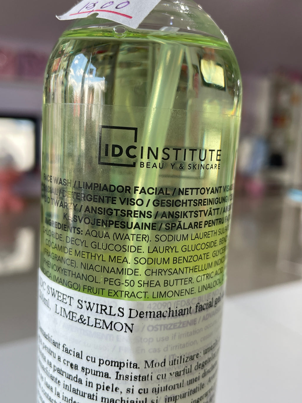 Gel de curatare ten Sweer Swirls Lime - IDC INSTITUTE