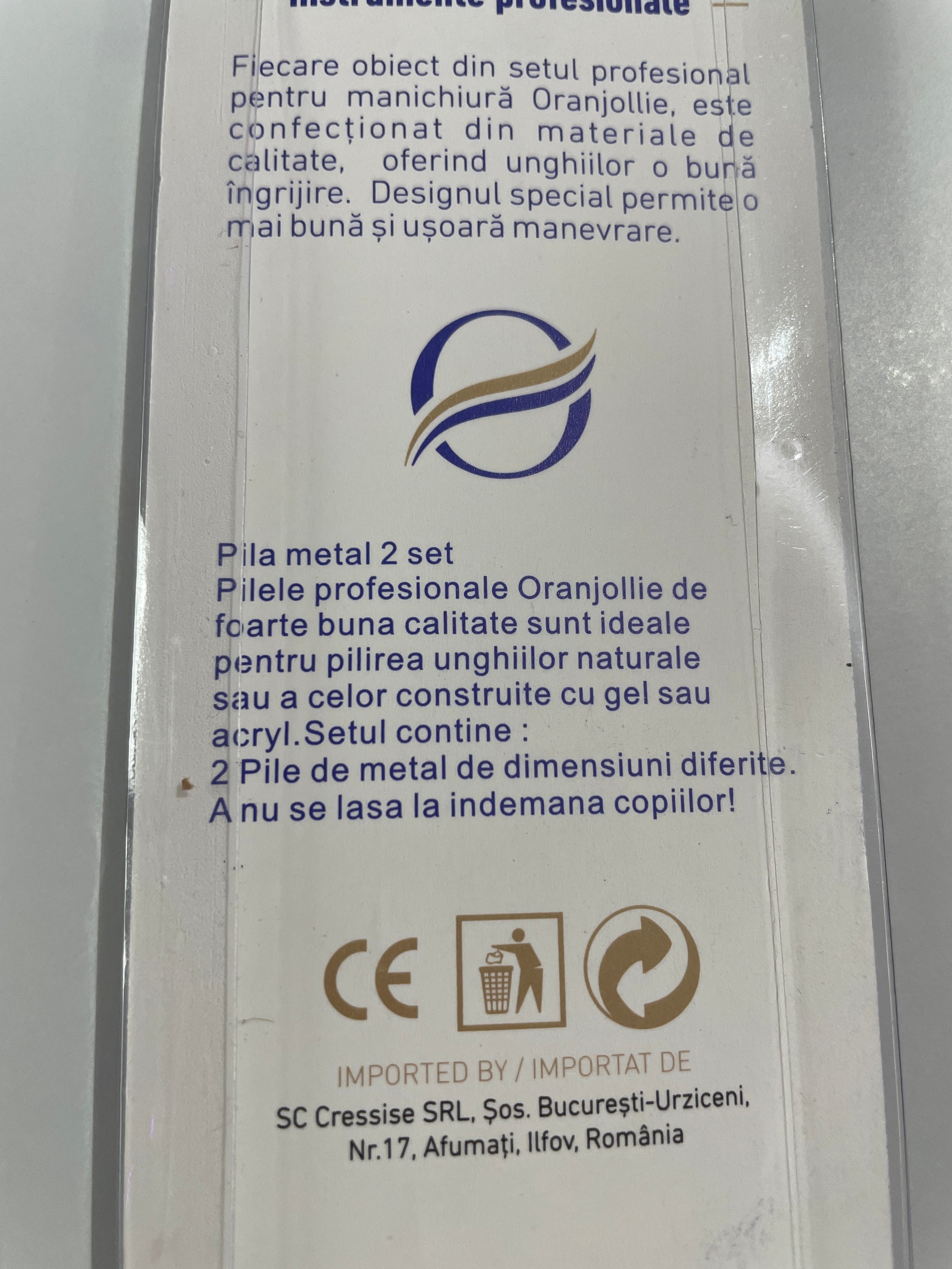 Set 2 pile unghii - Oranjollie