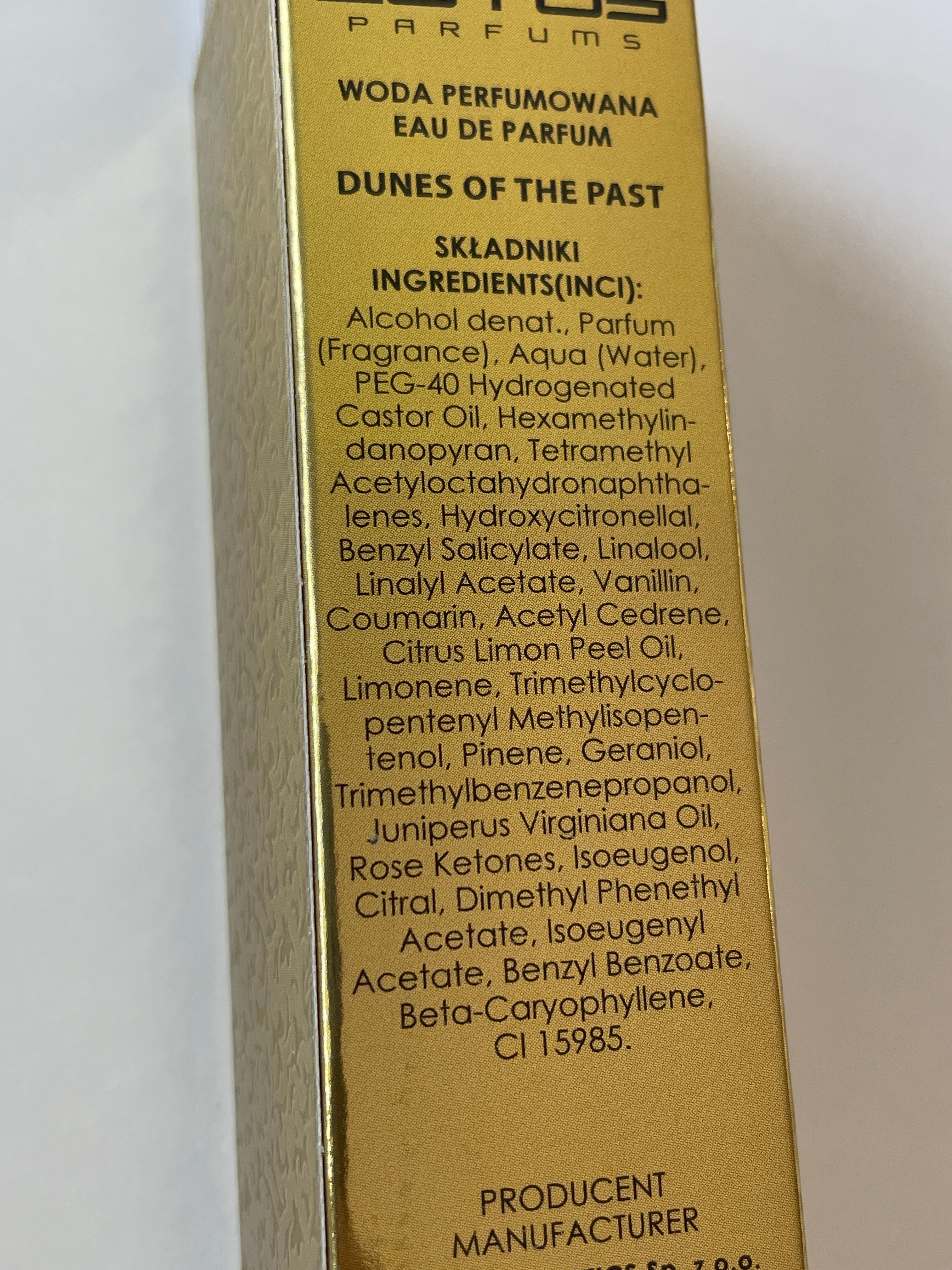 Parfum Dunes of the past Dubaj - LOTUS