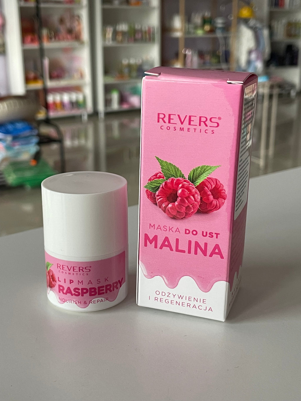 Masca pentru buze Zmeura - REVERS