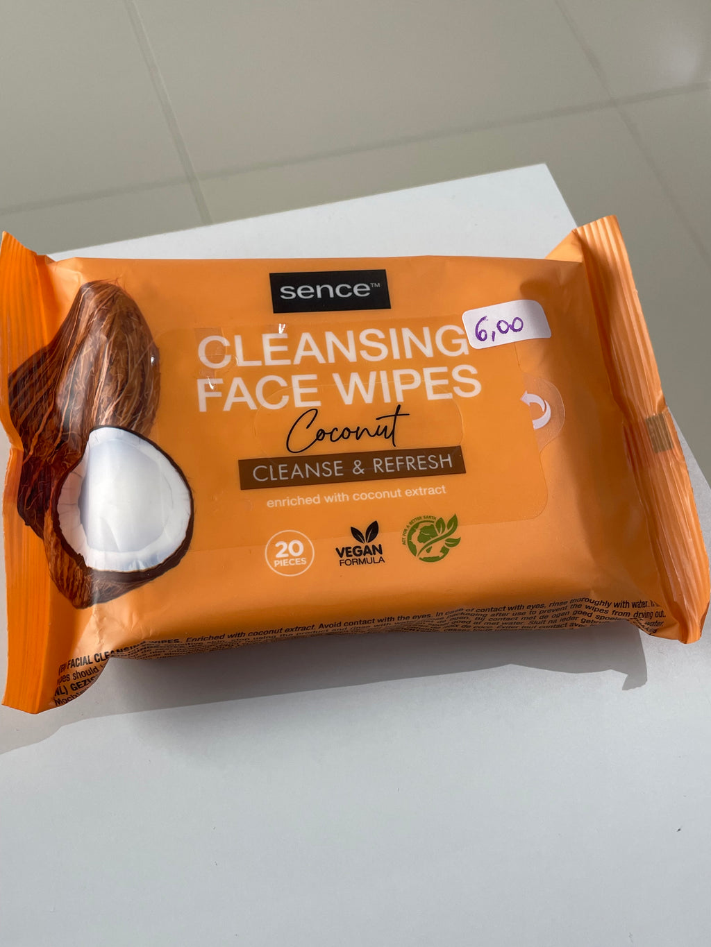Servetele umede cocos - Sence