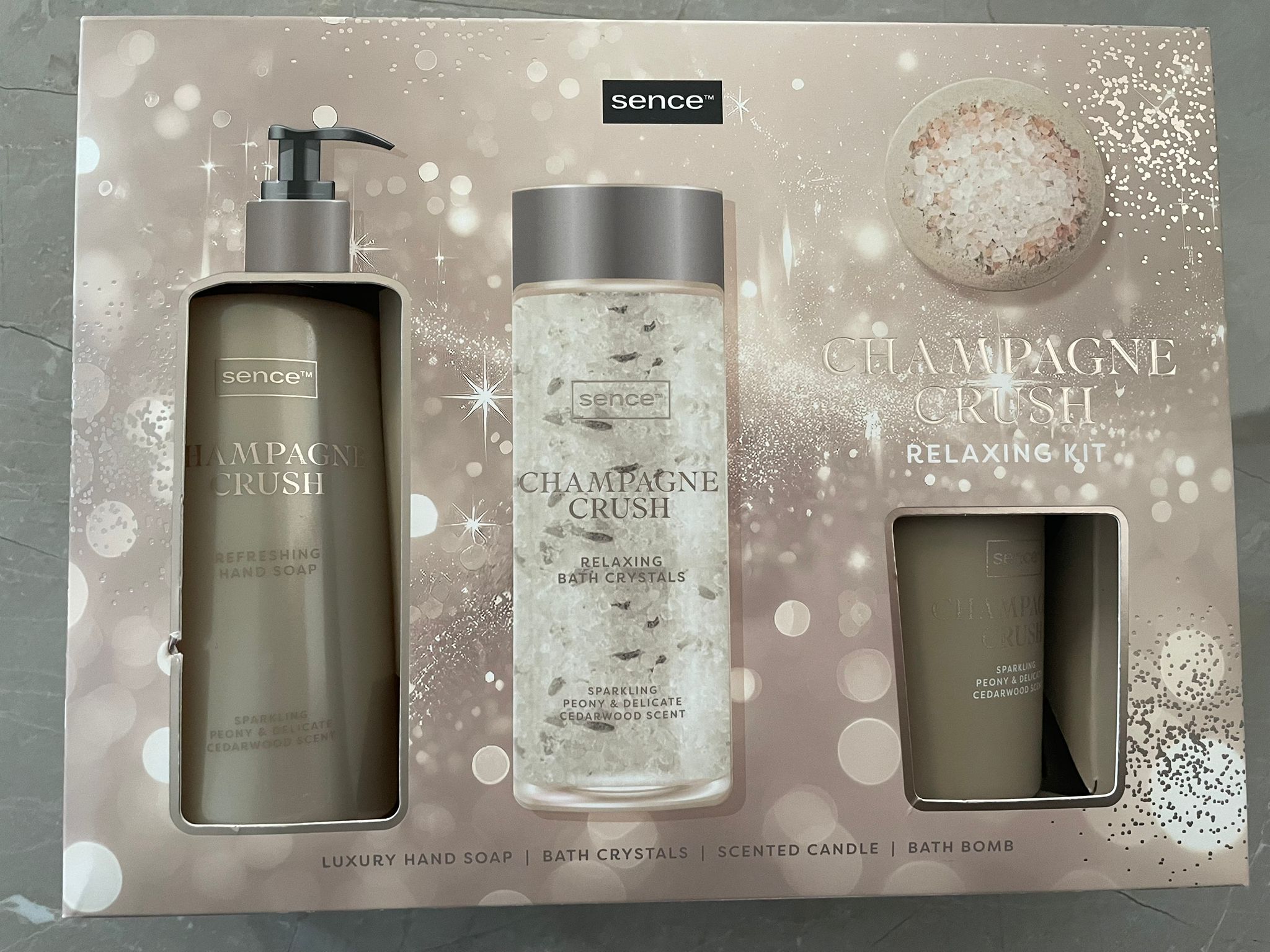 Champagne Crush Relaxing Kit - Sence