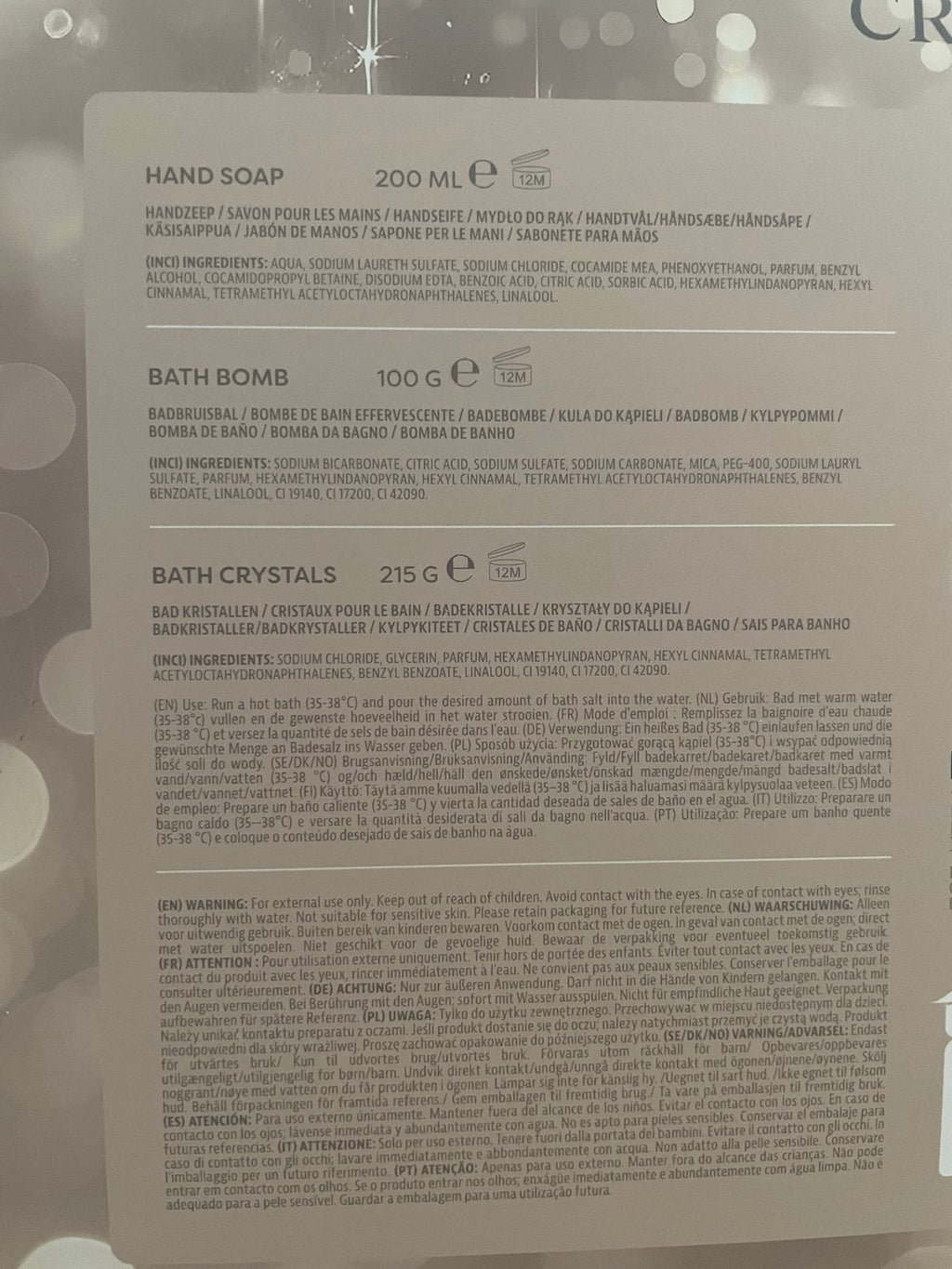 Champagne Crush Relaxing Kit - Sence