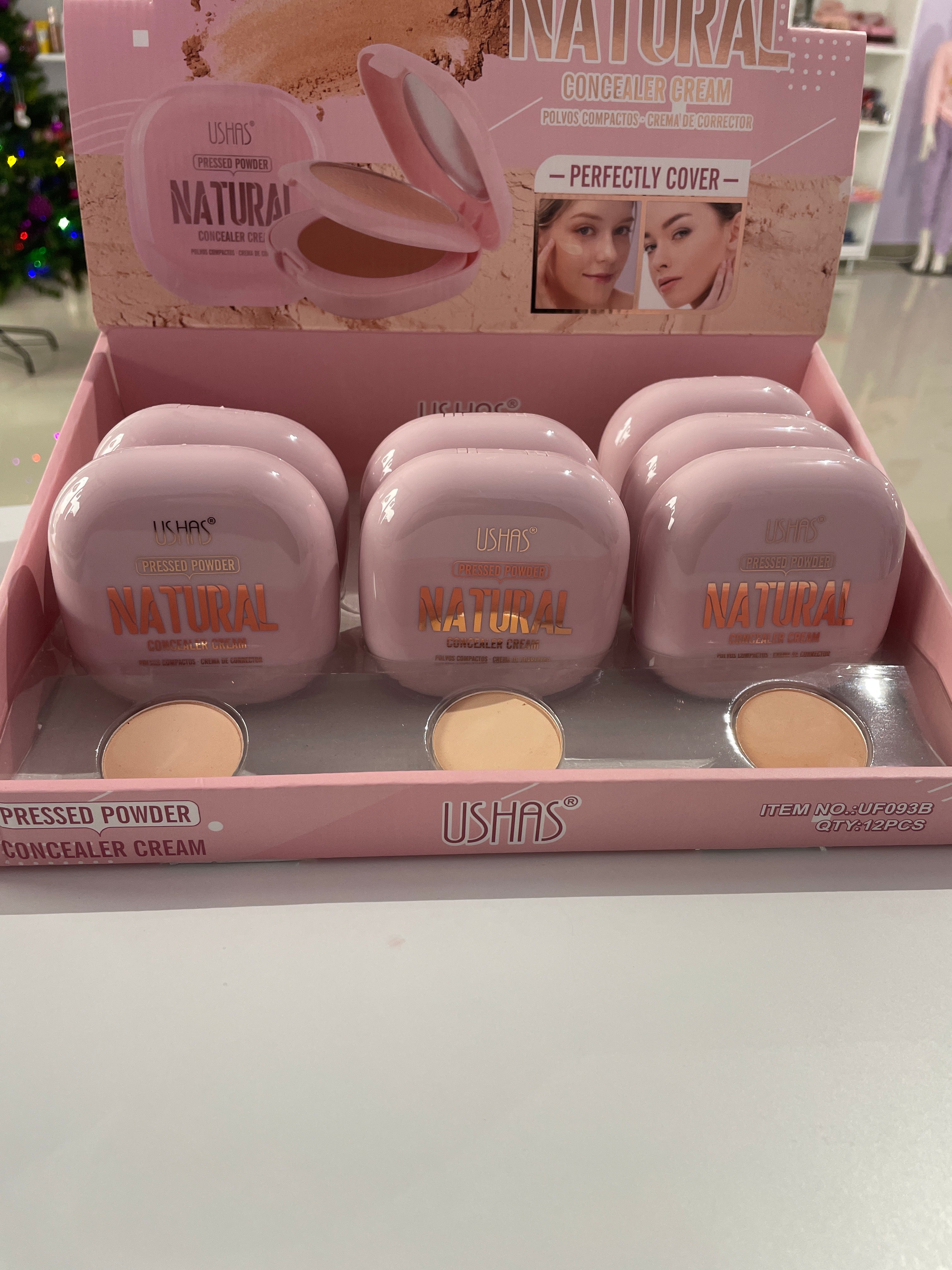 Pudra compacta si concealer - Ushas