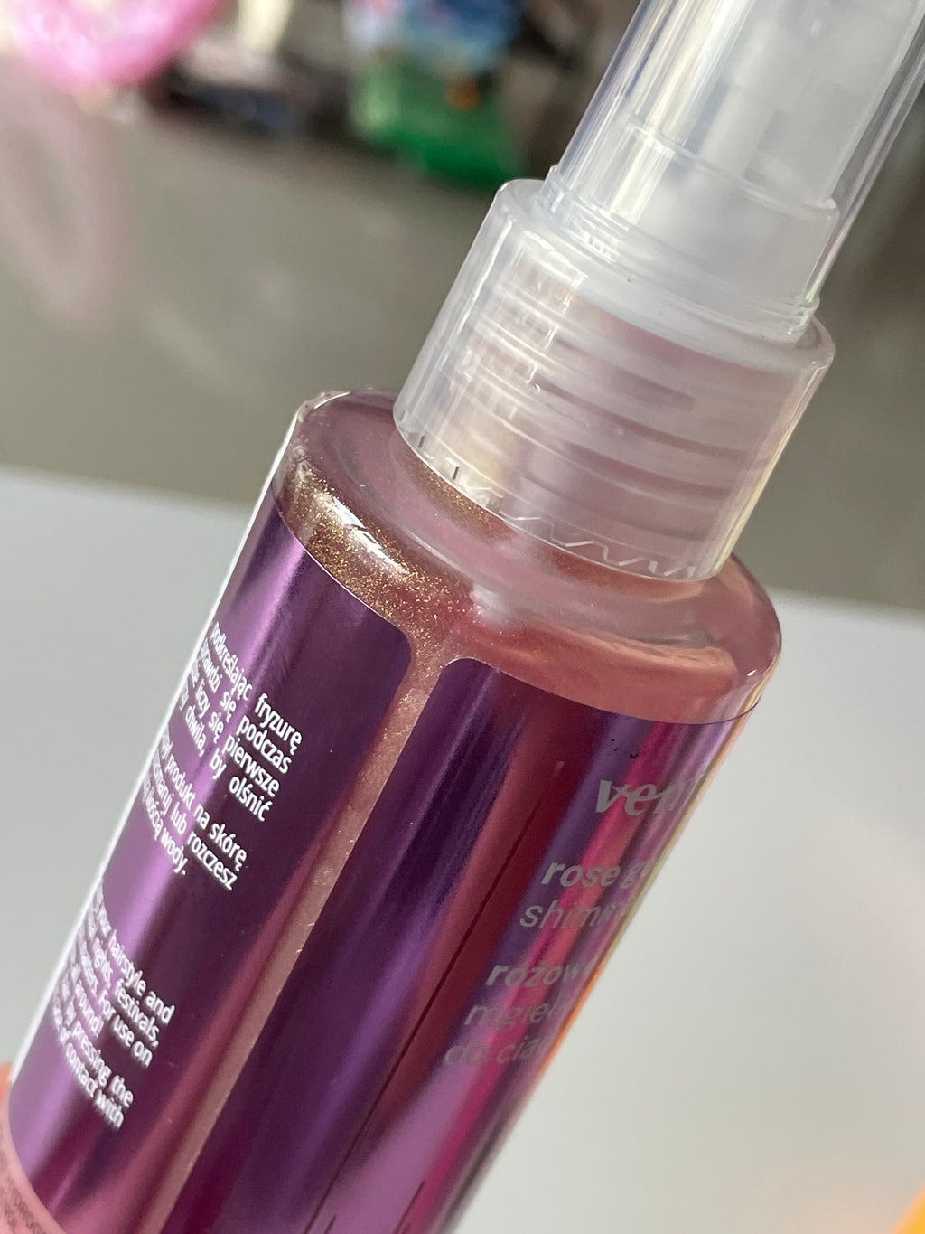 Spray corp  Shimmer Body Mist  Rose Gold - VENITA