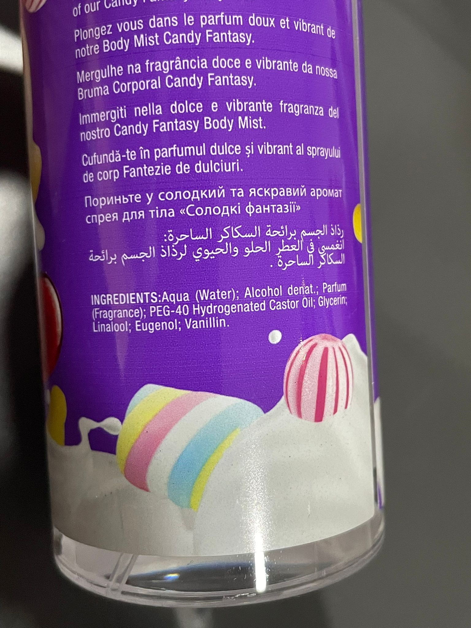 Body Mist Candy Fantasy - Tulipan Negro