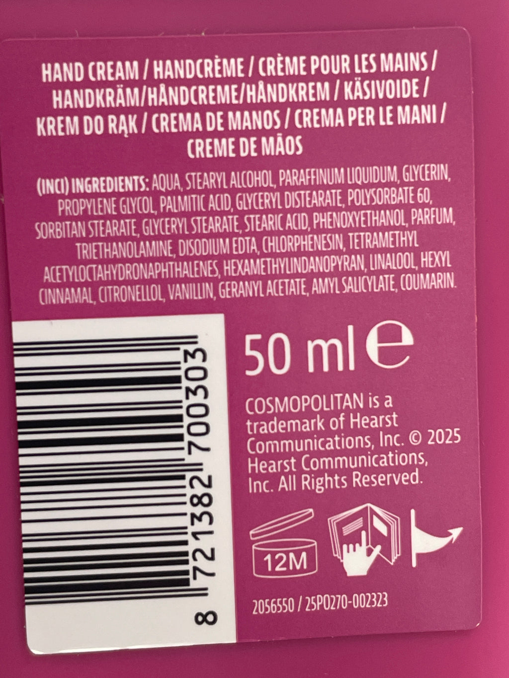 Crema maini Berry Bliss - COSMOPOLITAN
