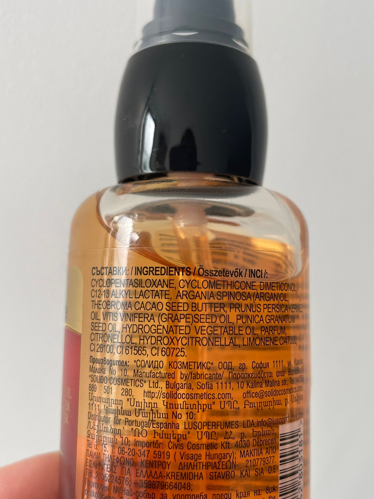 Ulei elixir pentru par - Visage