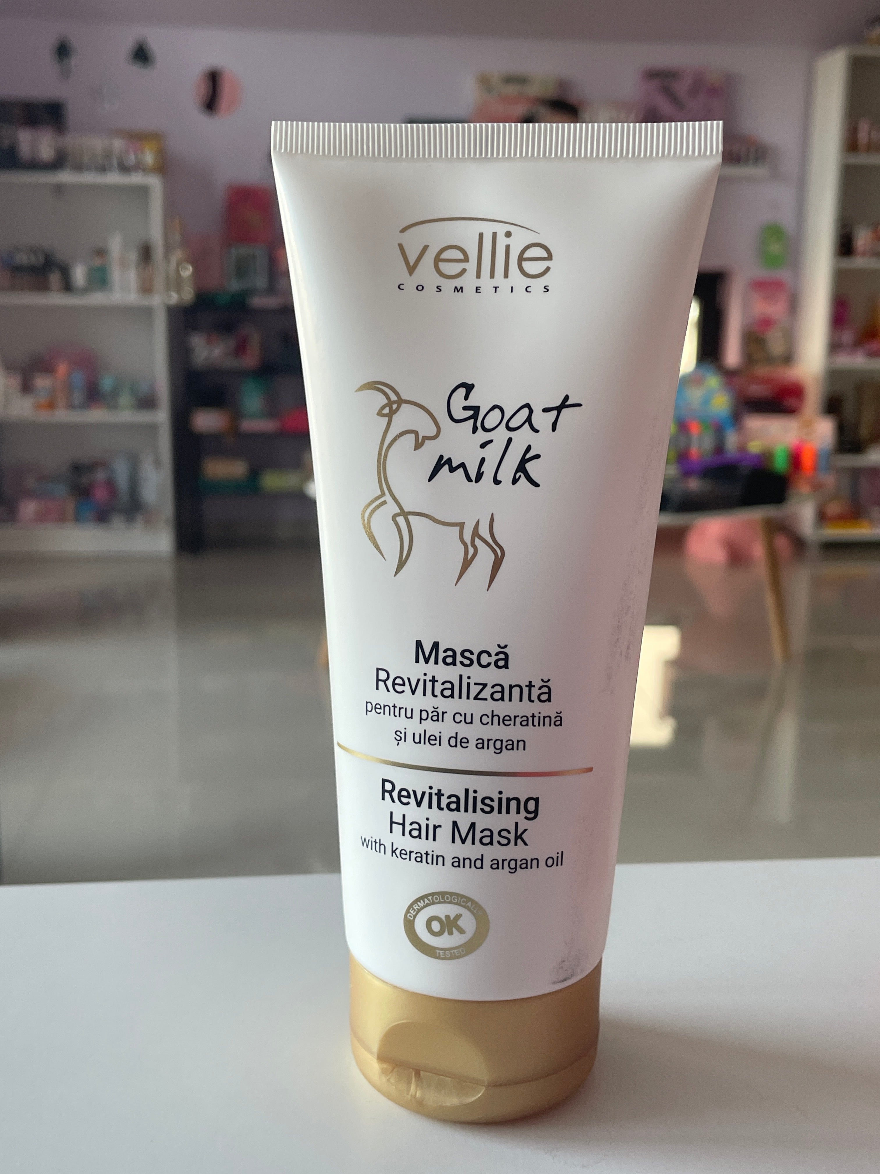 Masca revitalizanta pentru par Goat Milk - VELLIE