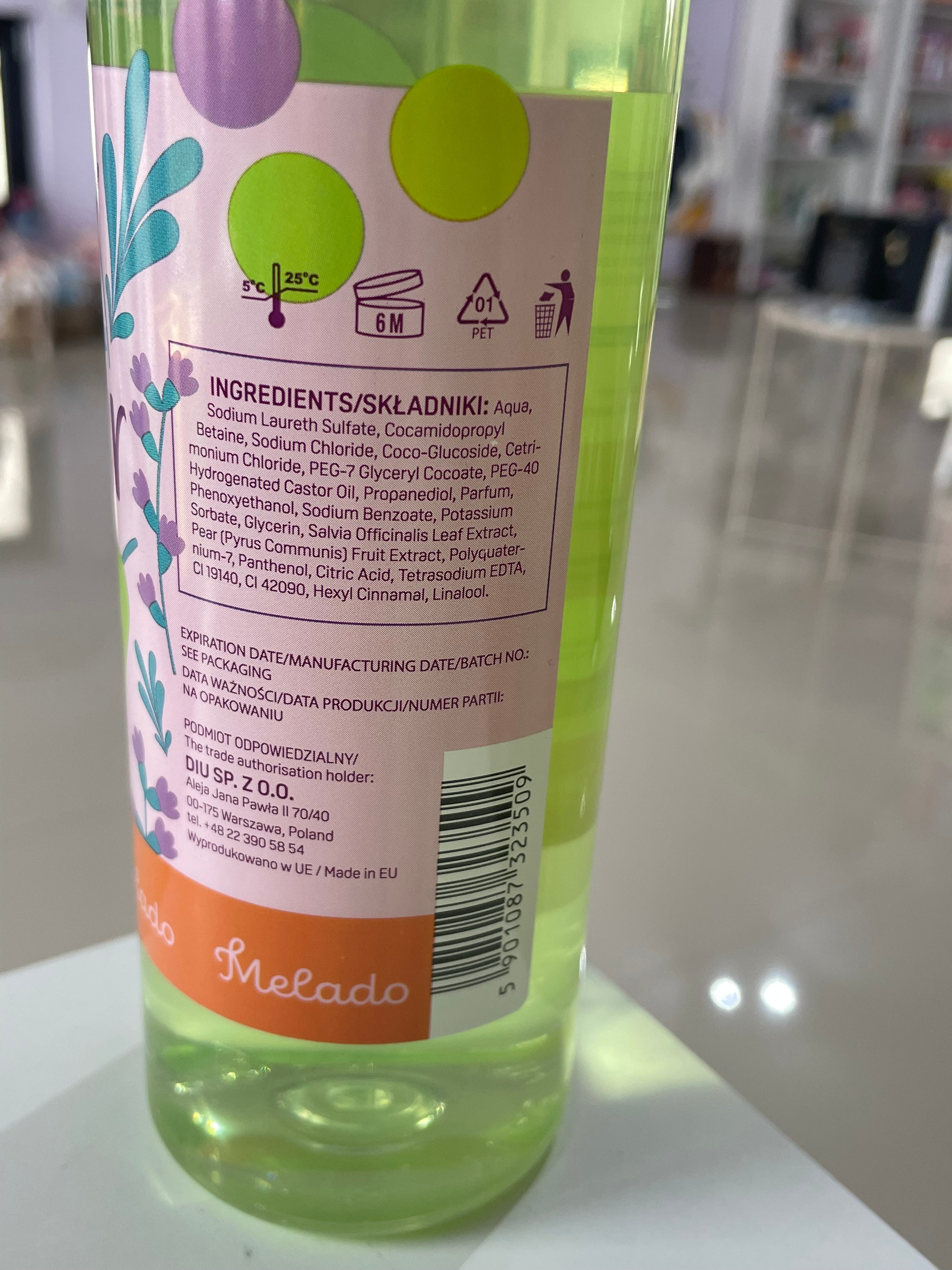 Sampon par gras cu salvie si para - Melado