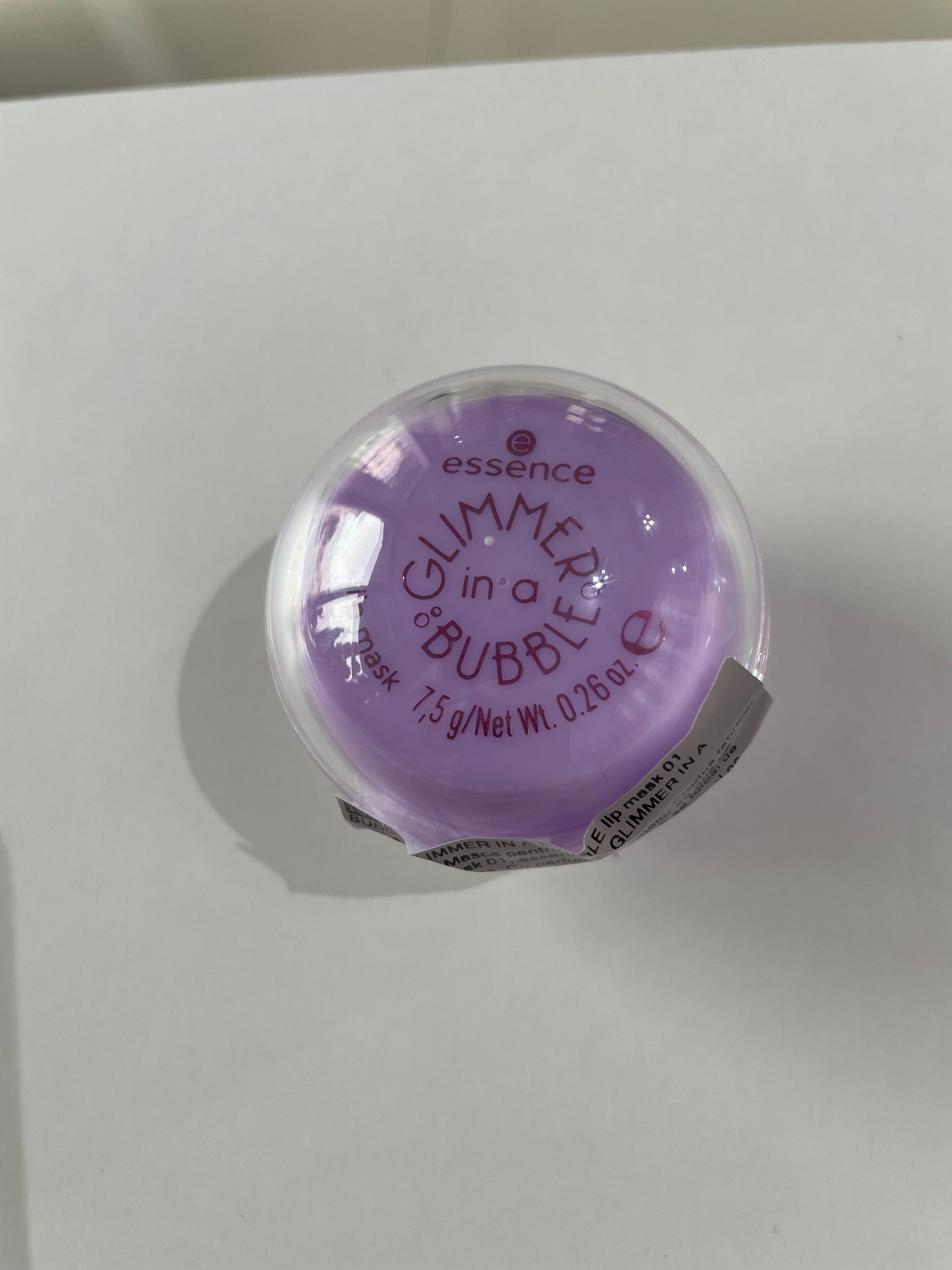 Mască pentru buze GLIMMER IN A BUBBLE - ESSENCE