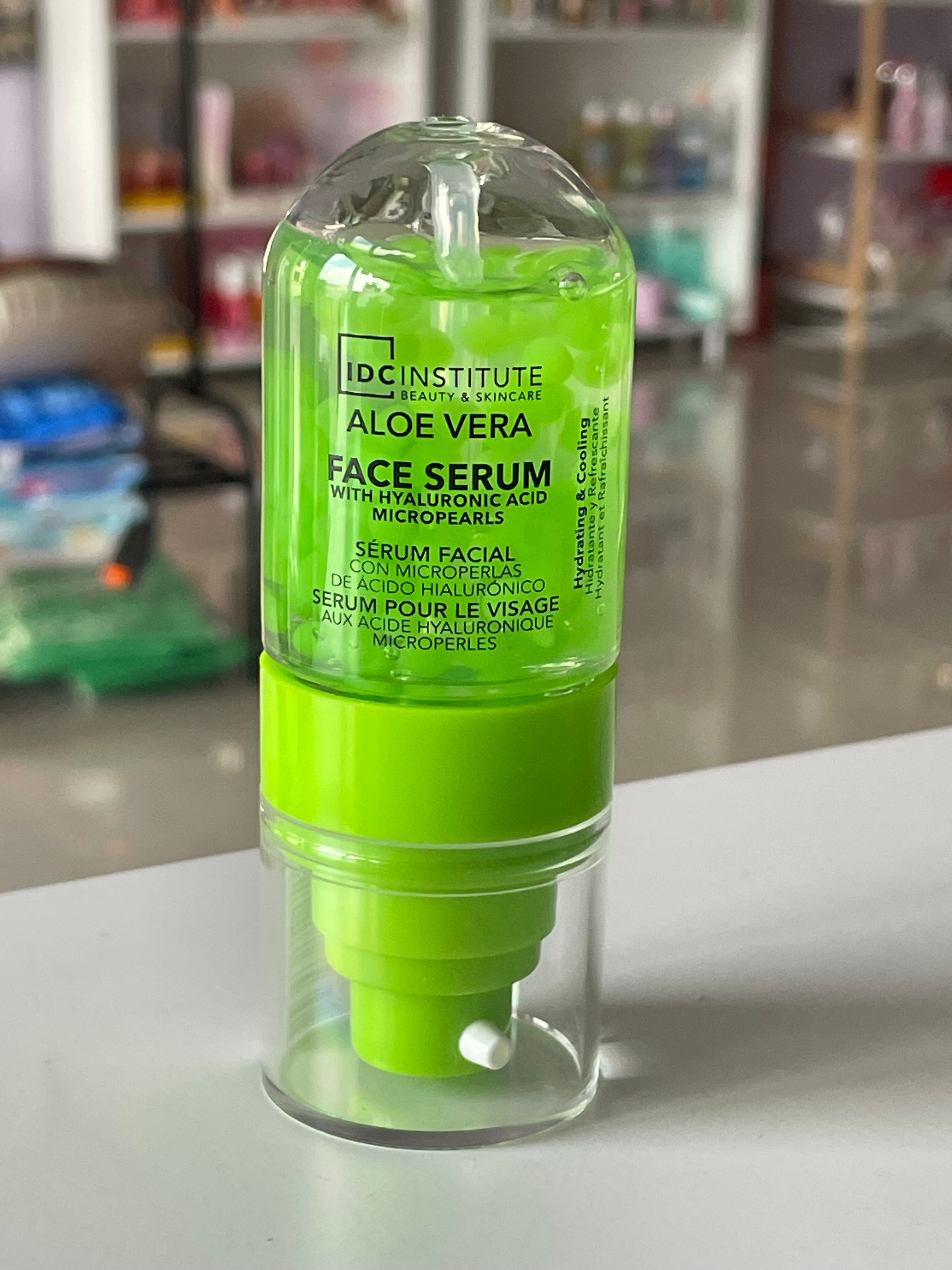 Ser pentru fata cu Aloe Vera si microperle - IDC INSTITUTE