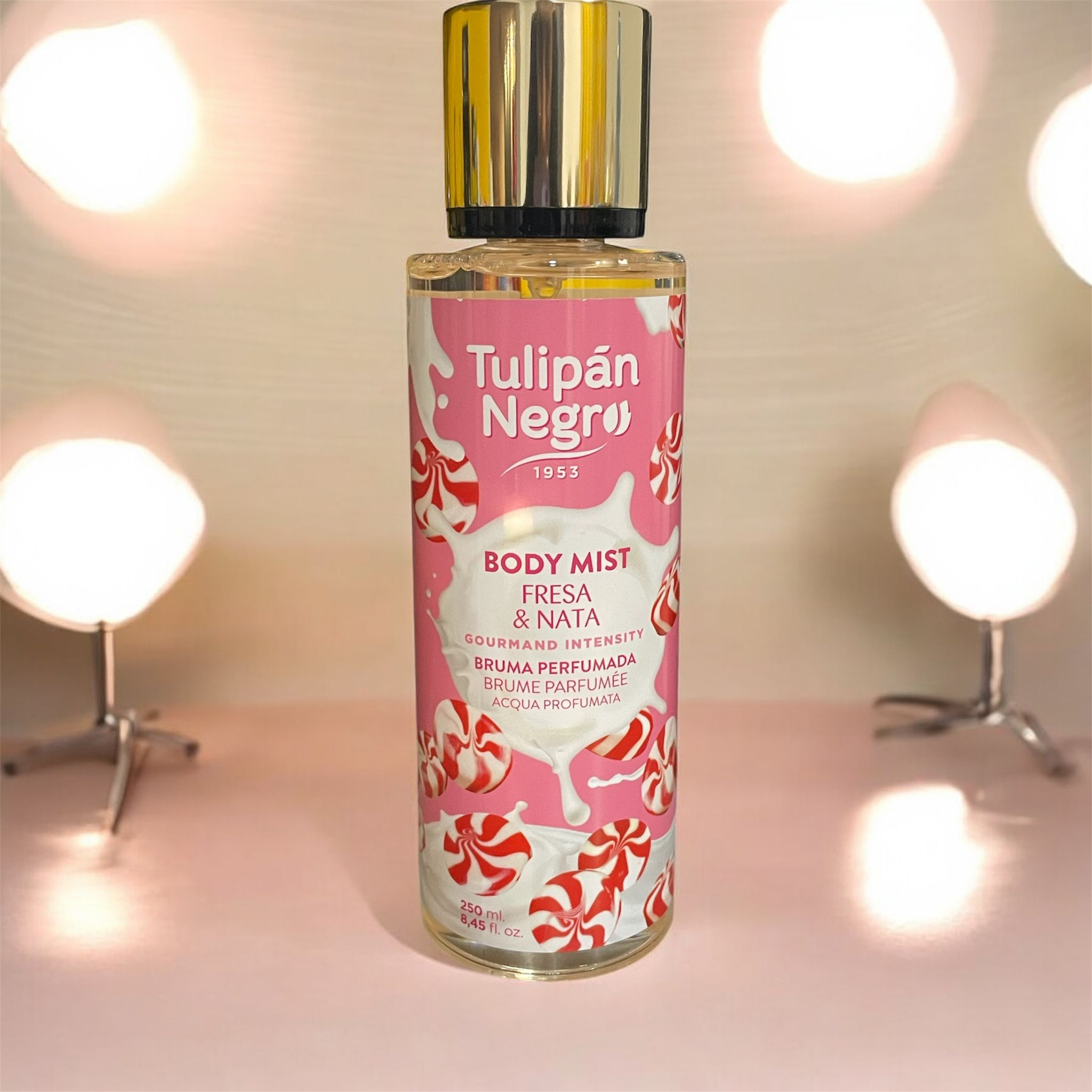 Body Mist Fresa y Nata - Tulipan Negro
