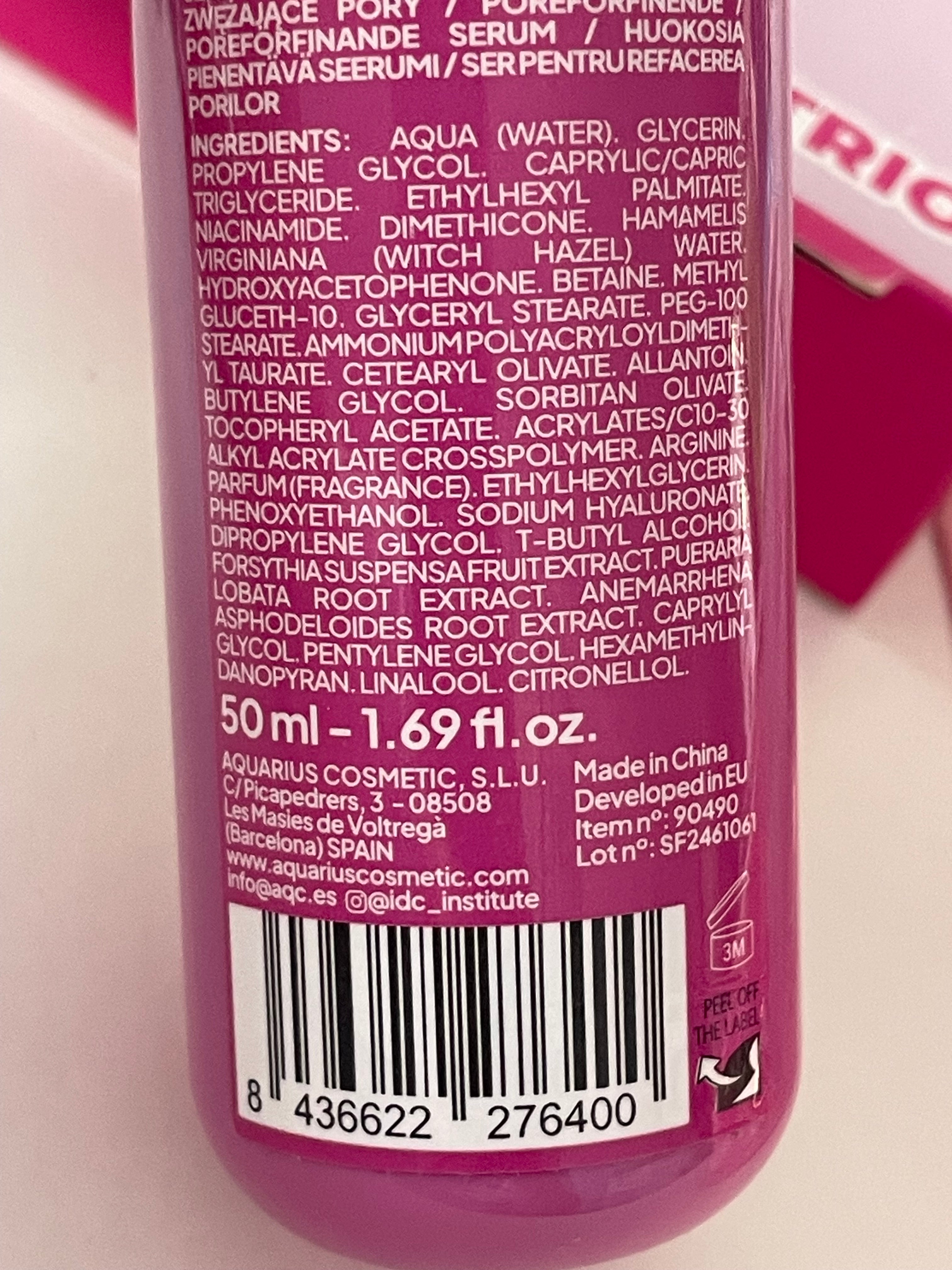 Ser pentru minimizarea porilor cu niacinamide - IDC INSTITUTE