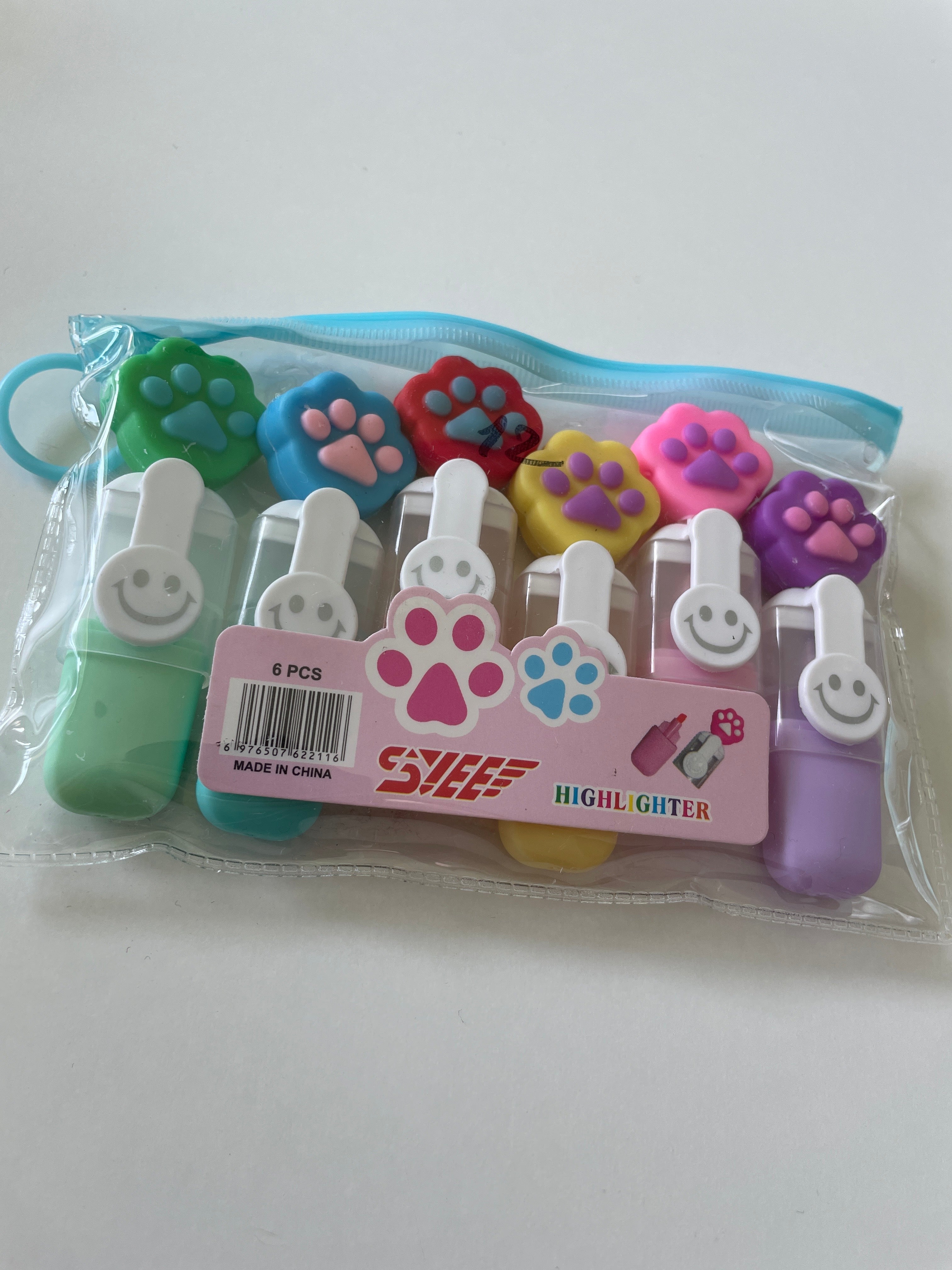 Set 6 markere colorate