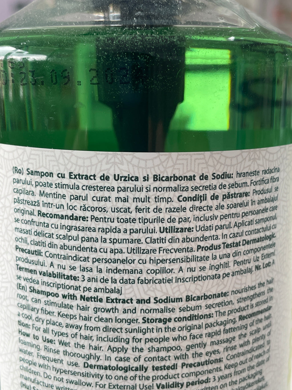 Sampon cu urzica si bicarbonat - EPIDERM