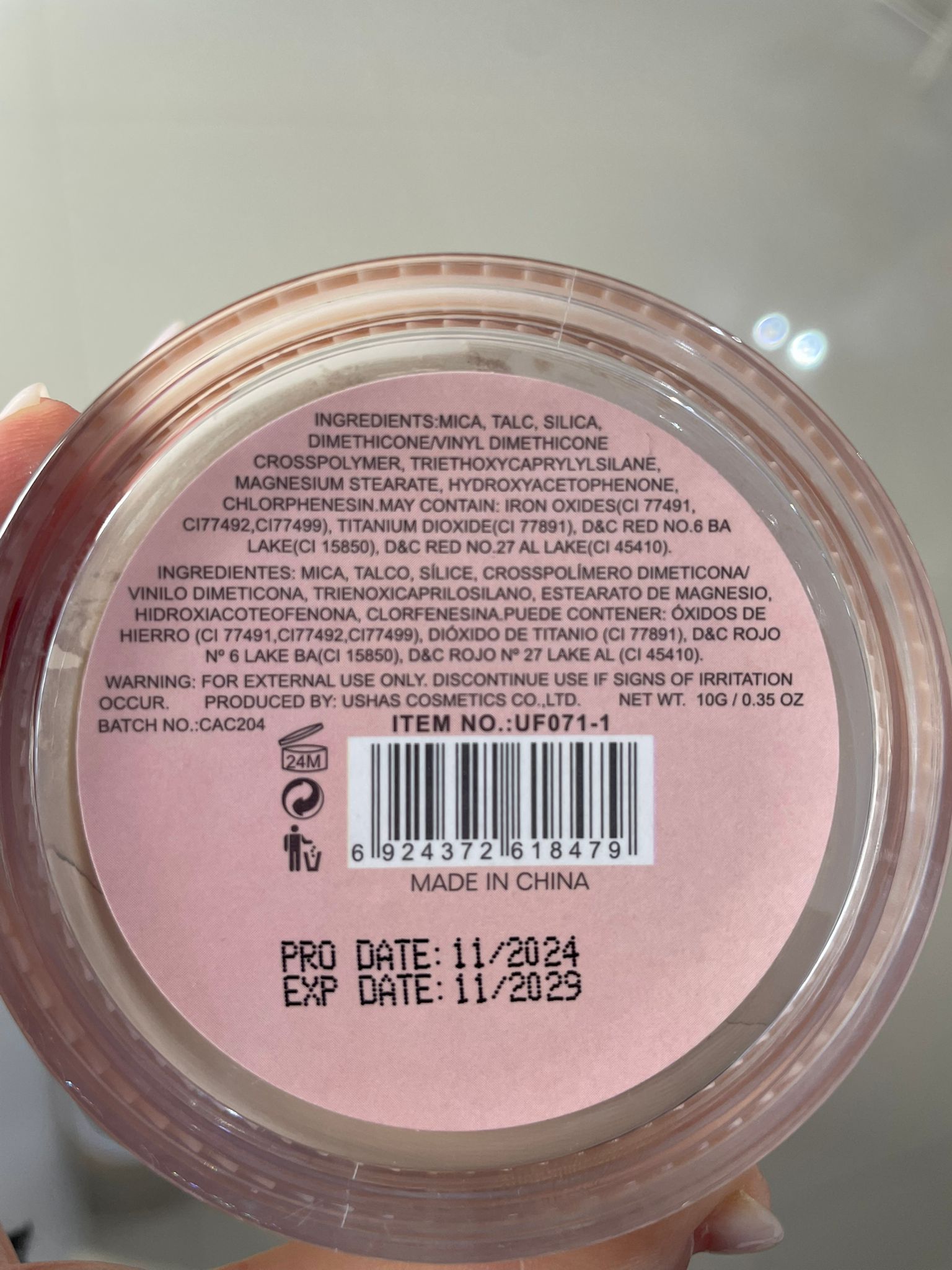 Pudra pulbere - Ushas