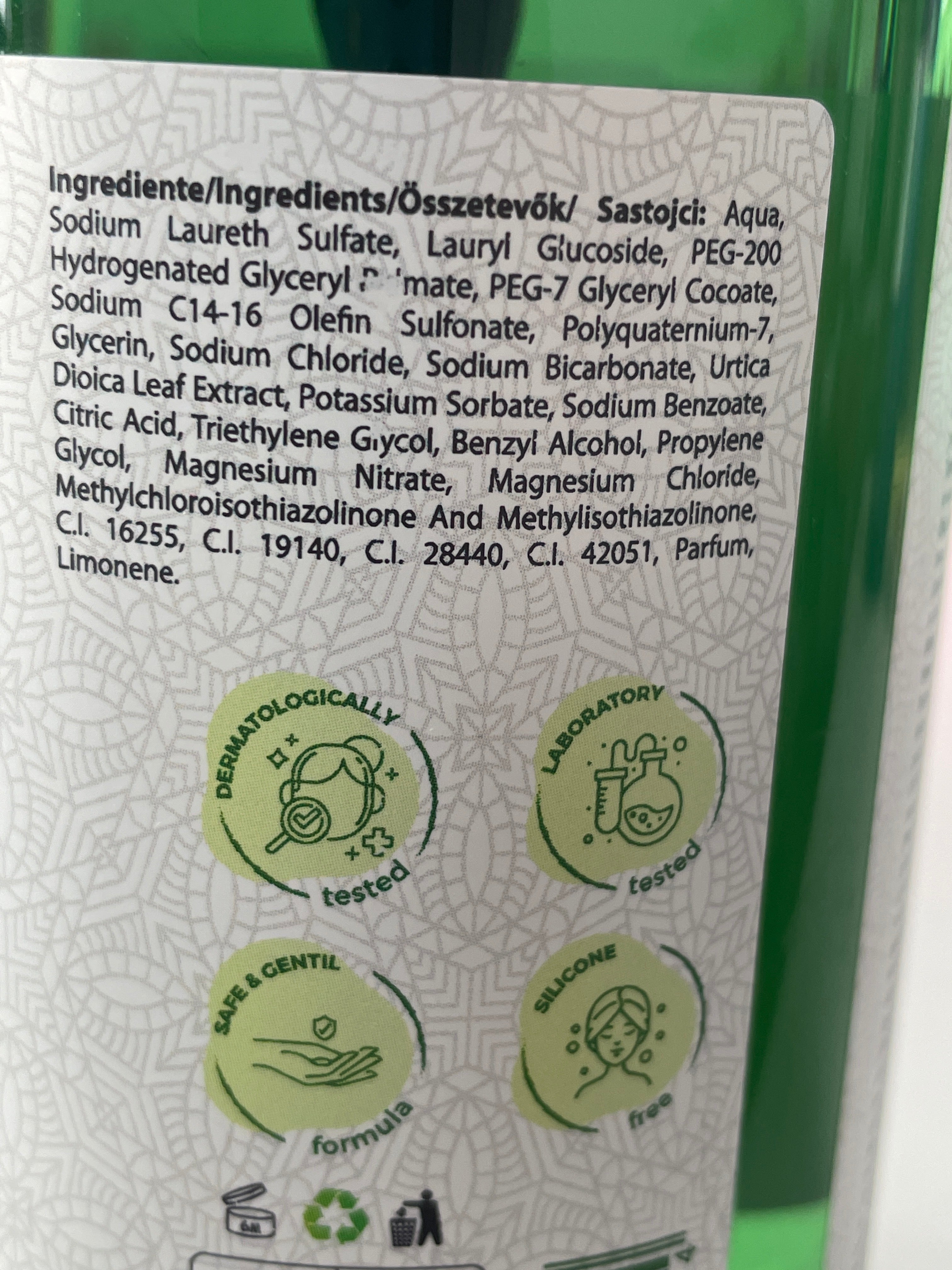 Sampon cu urzica si bicarbonat - EPIDERM
