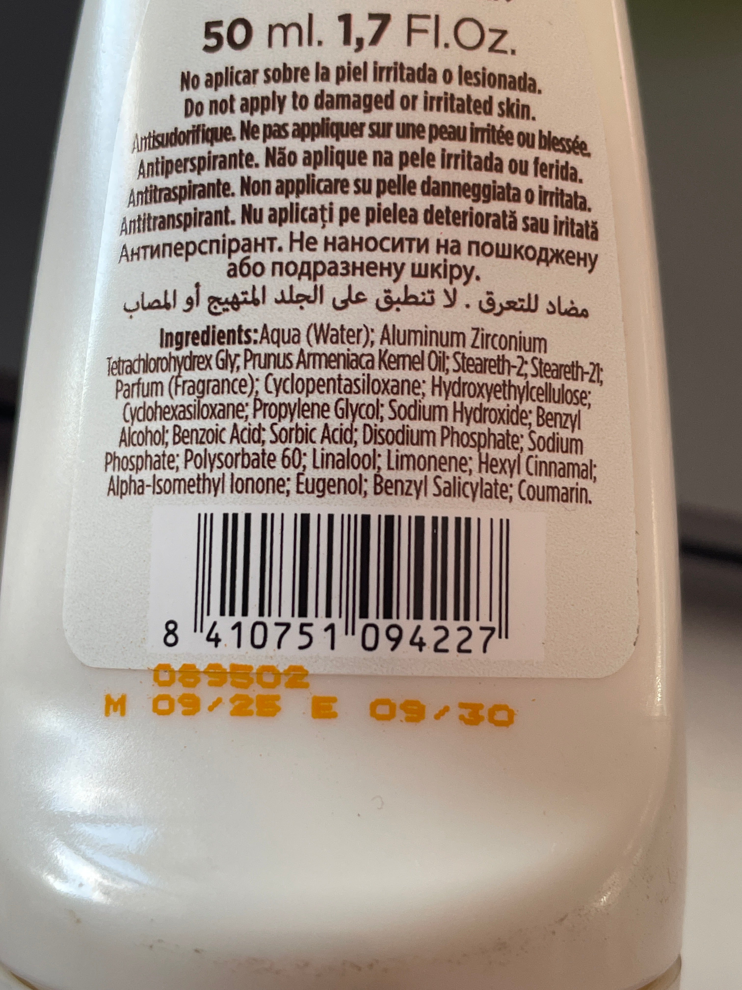 Deodorant Roll-on Coco Pure White - TULIPAN NEGRO
