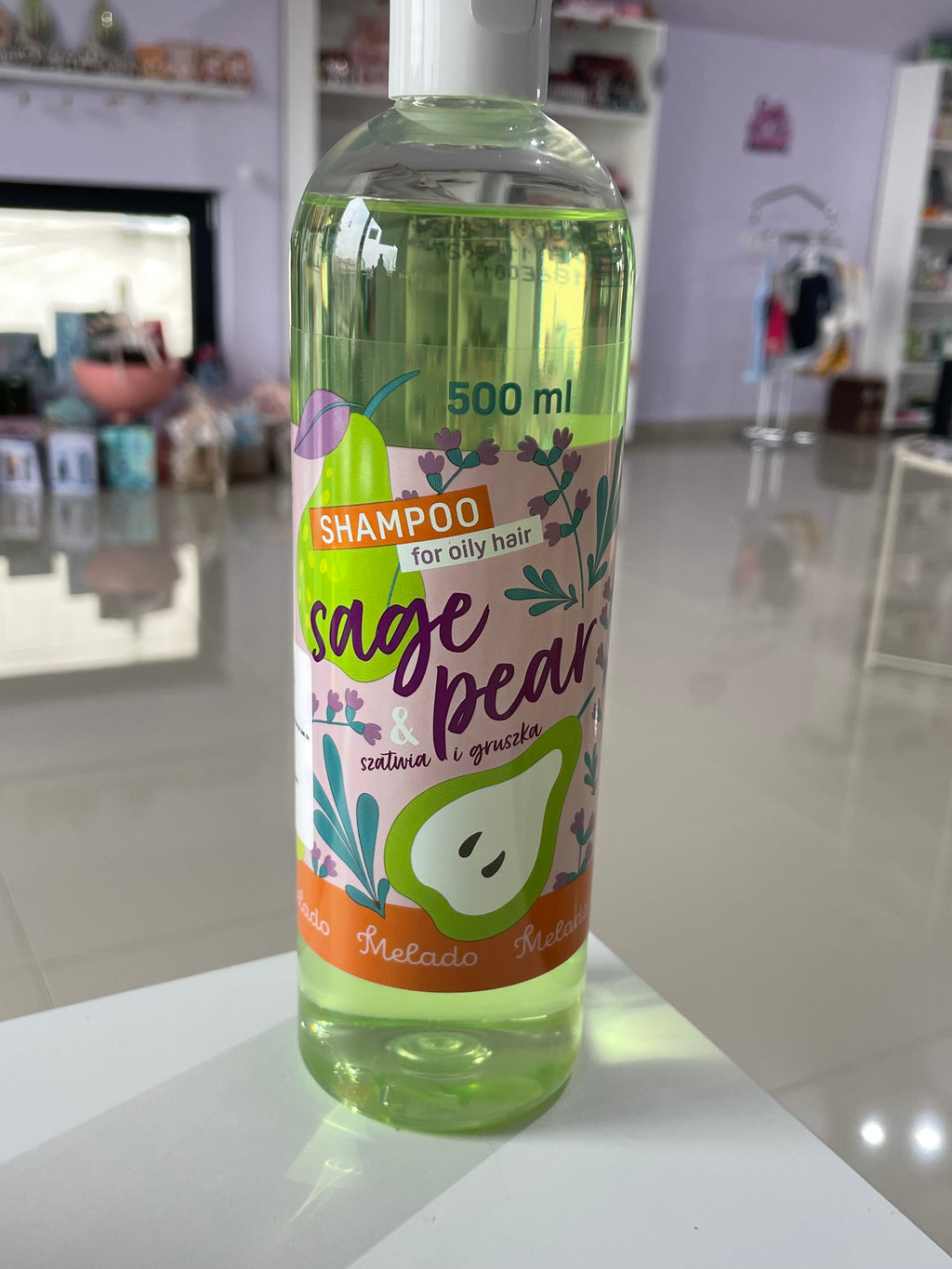 Sampon par gras cu salvie si para - Melado