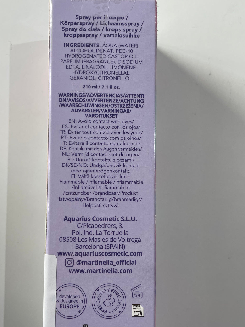 Spray corp Little Unicorn - Martinelia