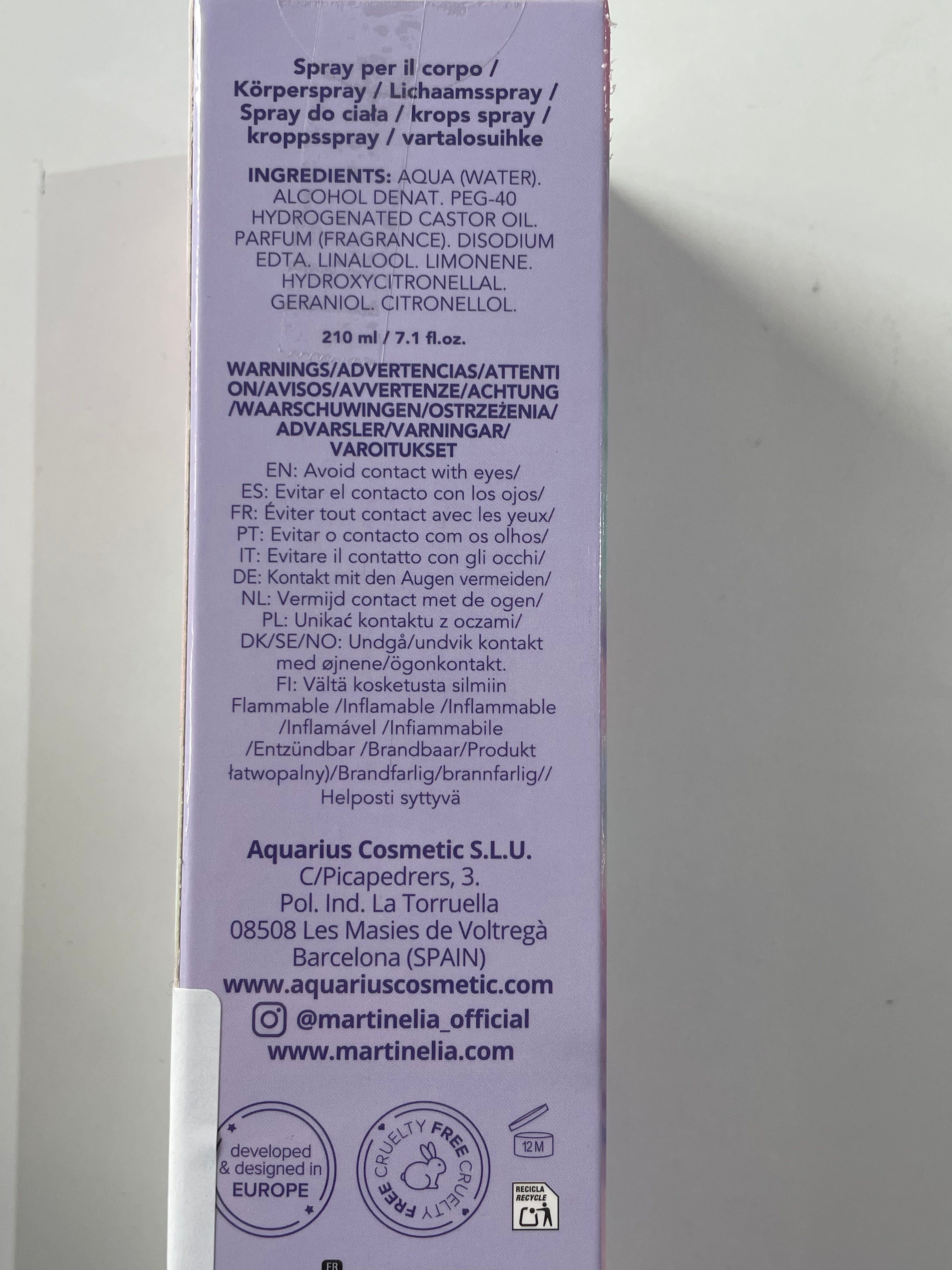 Spray corp Little Unicorn - Martinelia