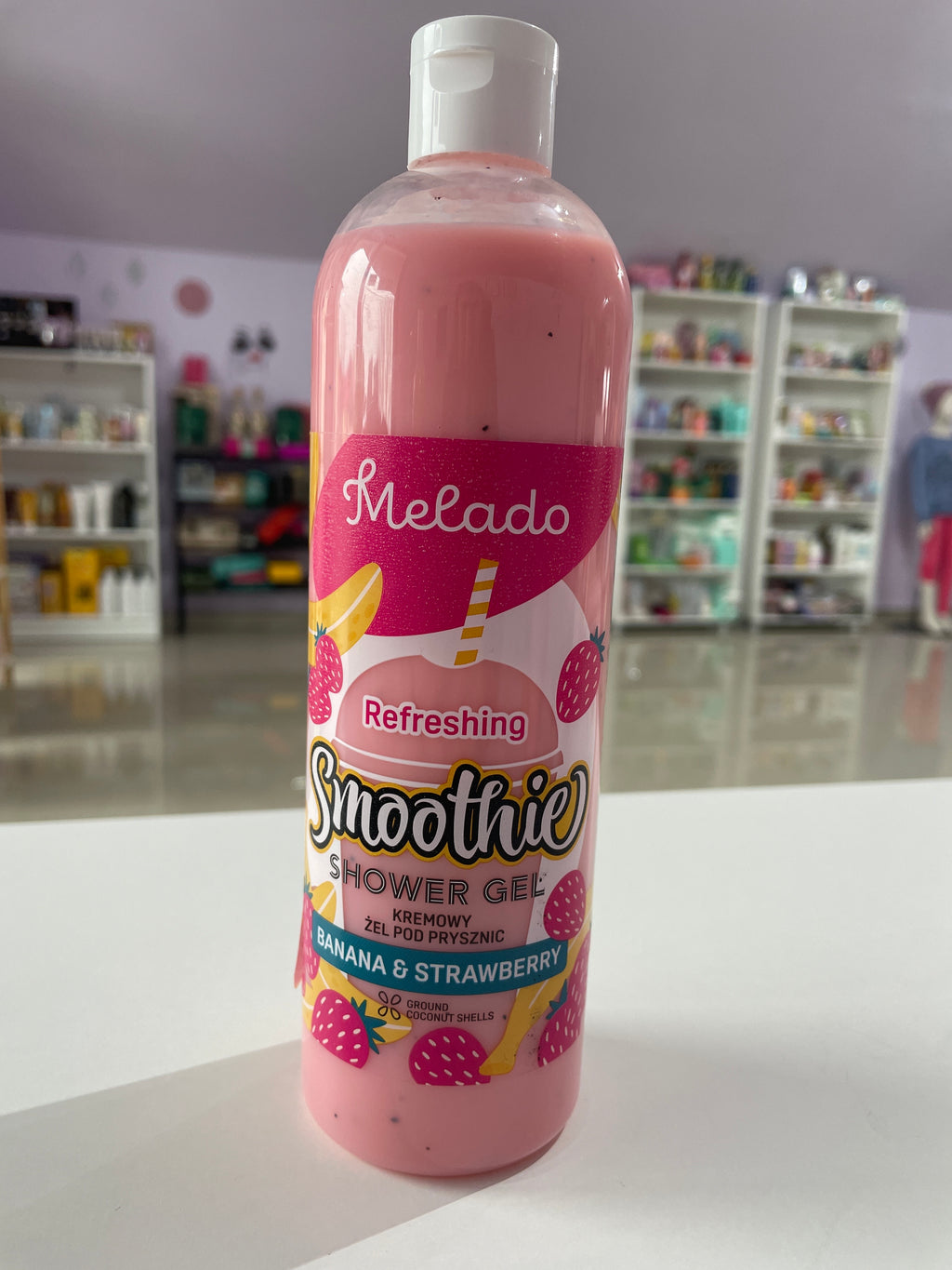 Gel de dus Smoothie Banane si Capsuni- Melado