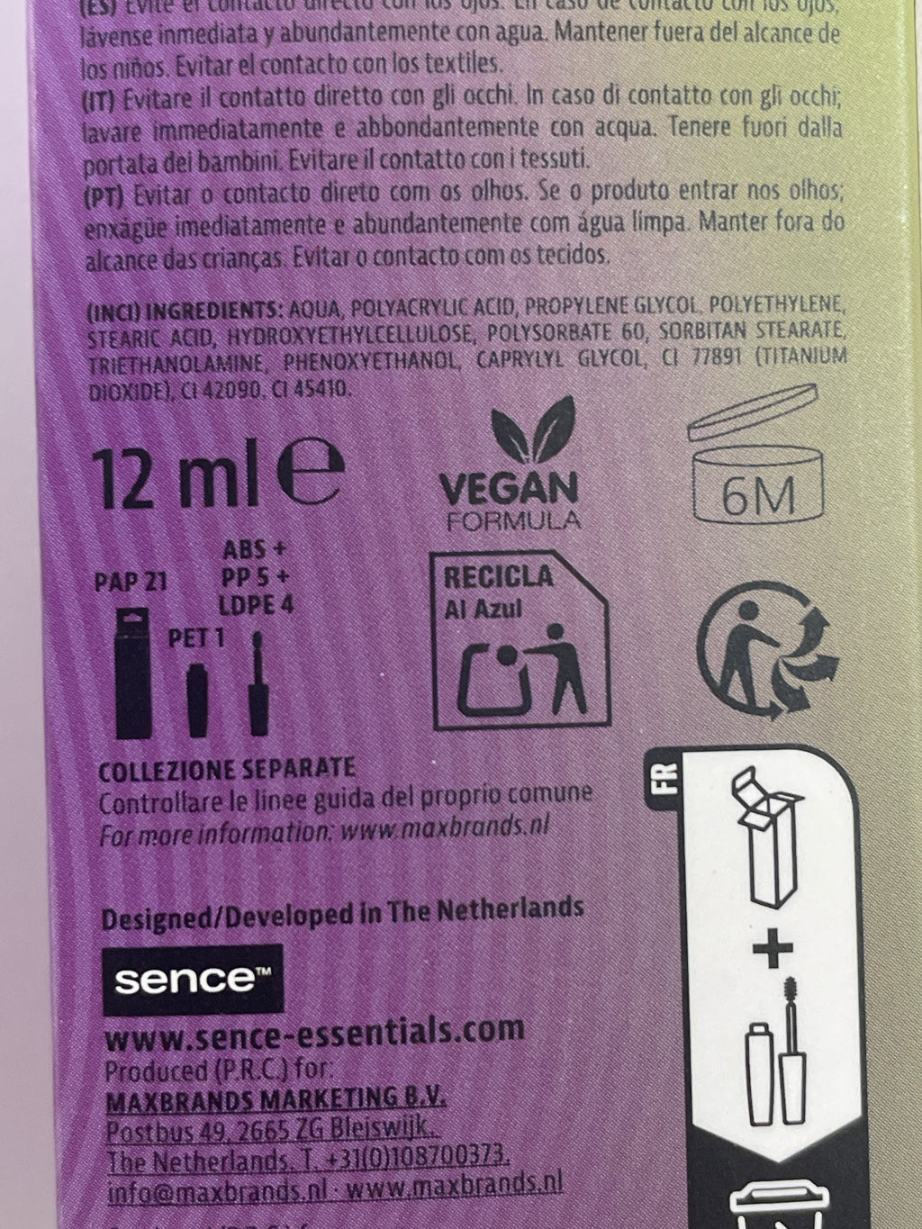 Mascara Festive Valley - Sence