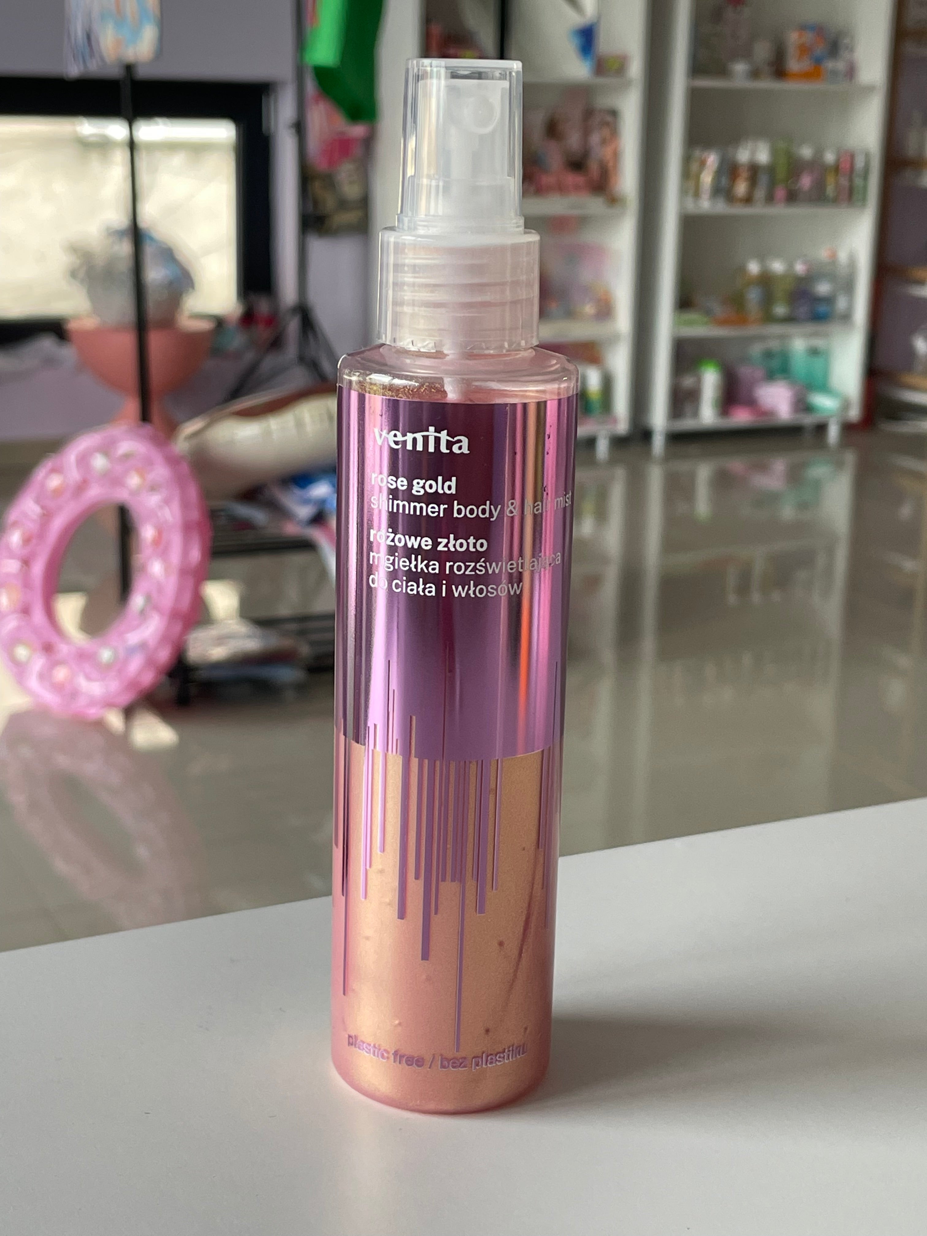 Spray corp  Shimmer Body Mist  Rose Gold - VENITA