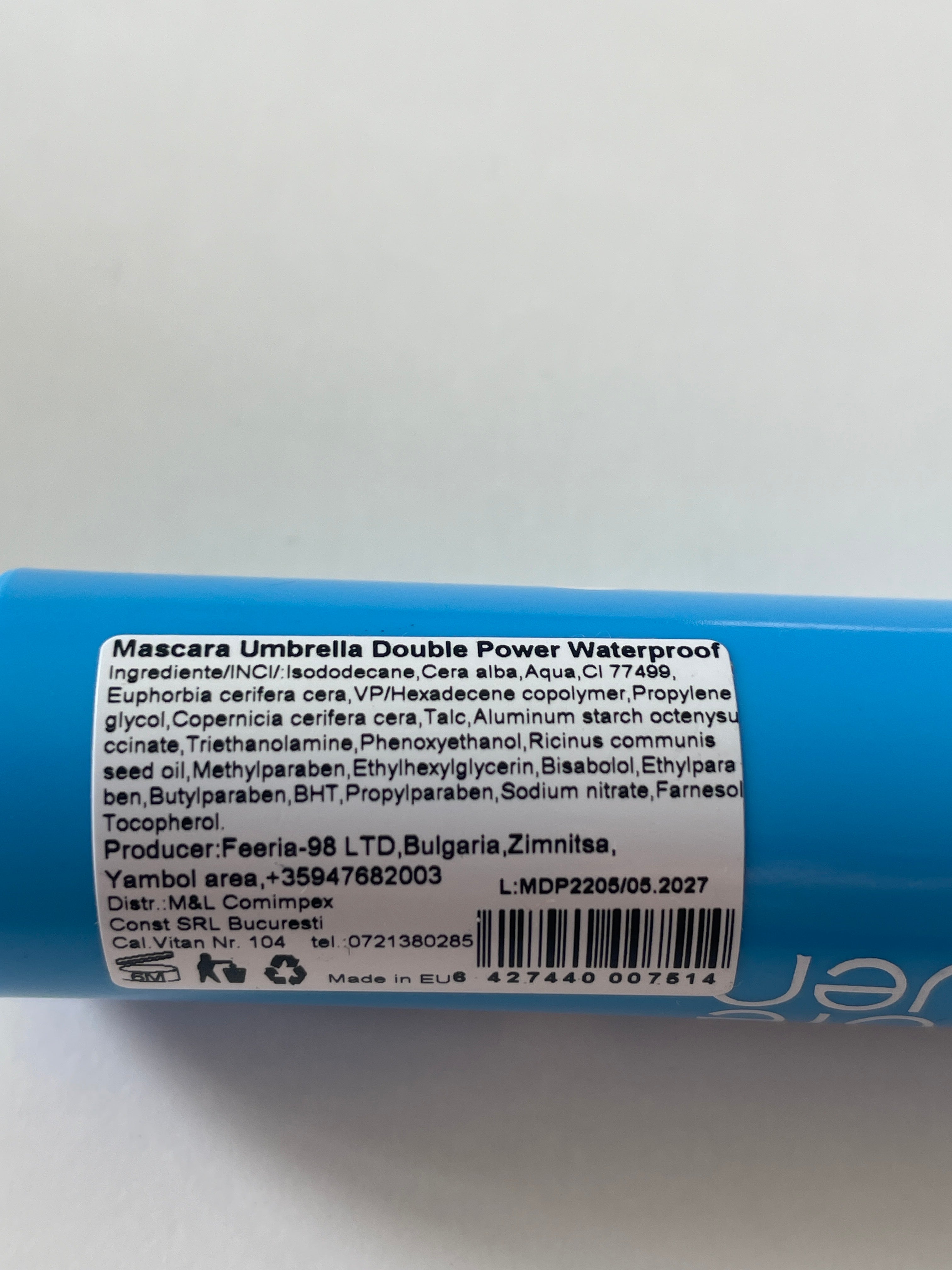 Mascara Waterproof 100% - UMBRELLA