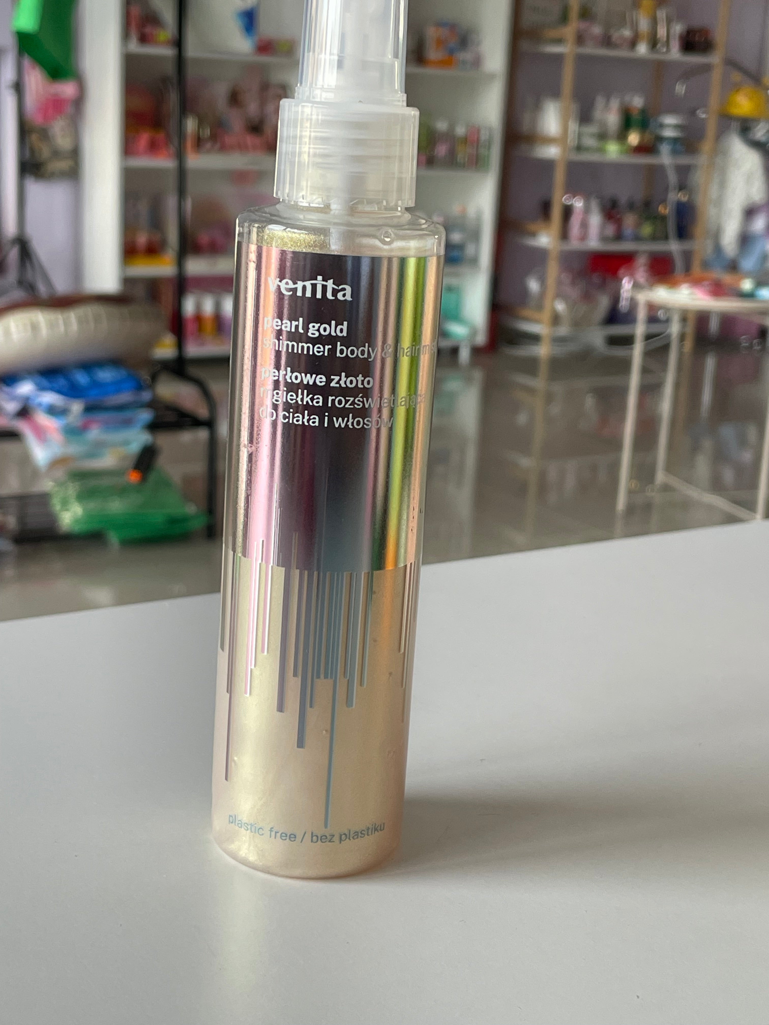 Spray corp  Shimmer Body Mist  Pearl Gold - VENITA