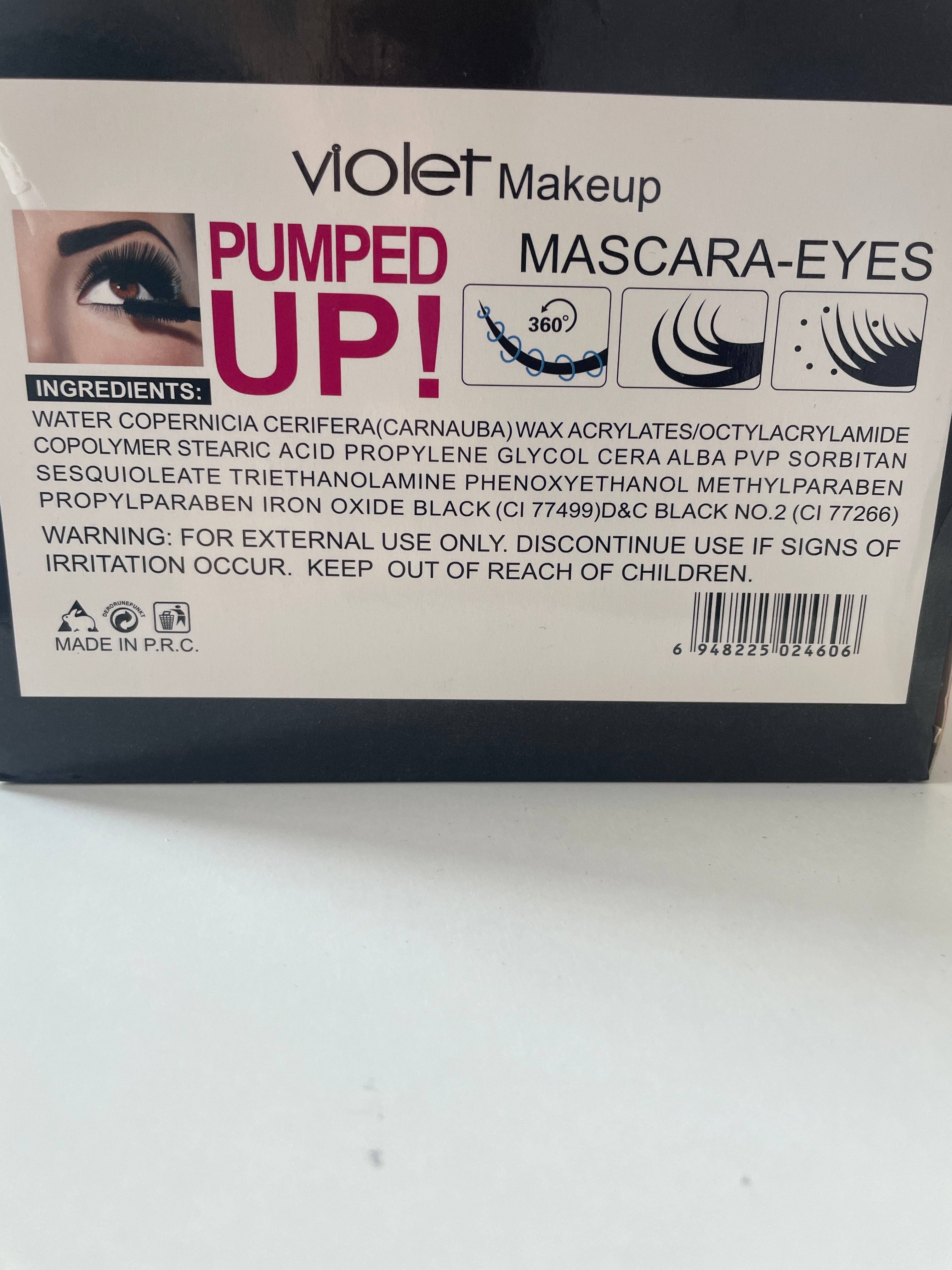 Mascara Pumped up - VIOLET MAKEUP