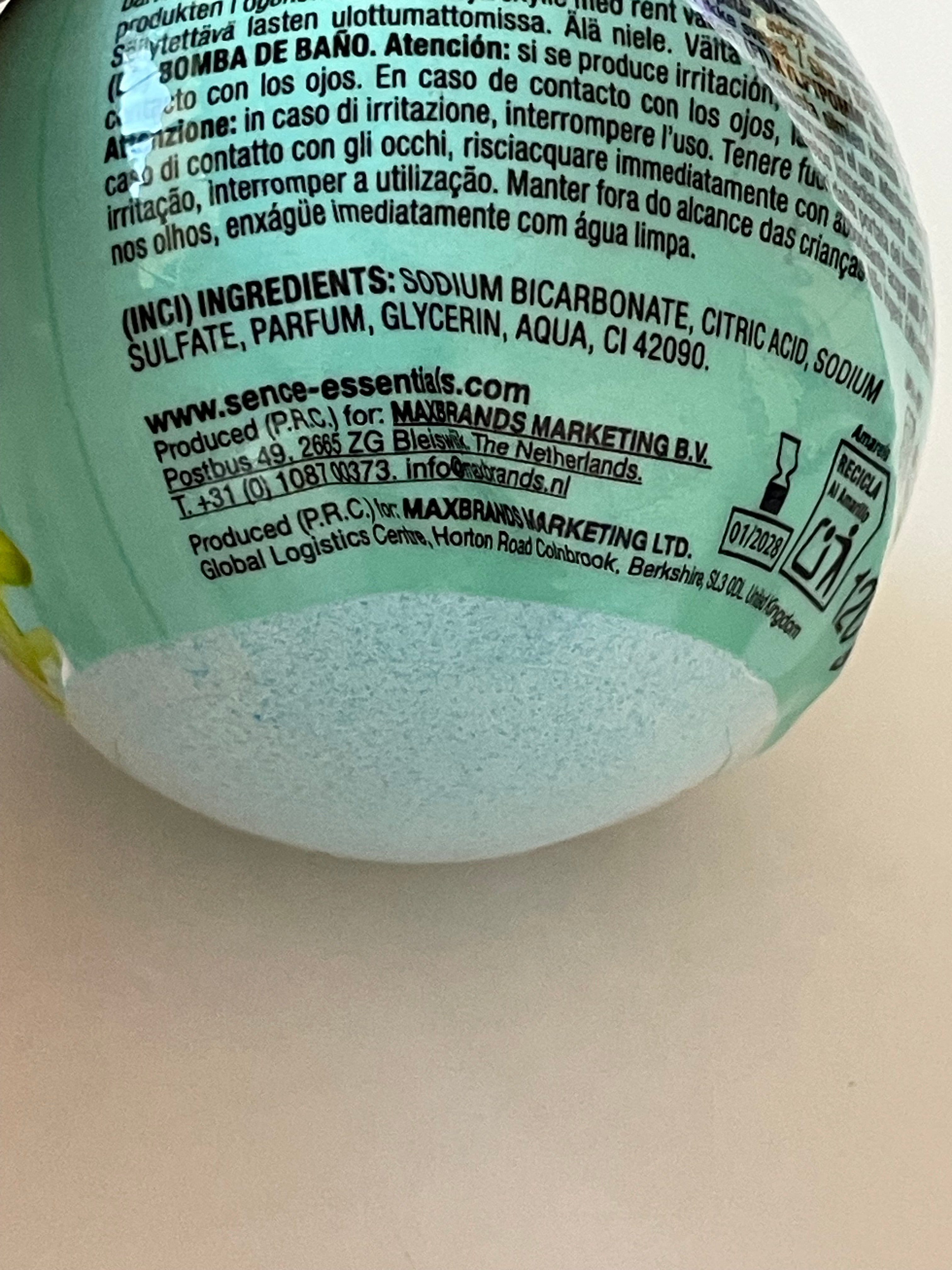 Bila efervescenta Tropical joy & coconut - SENCE