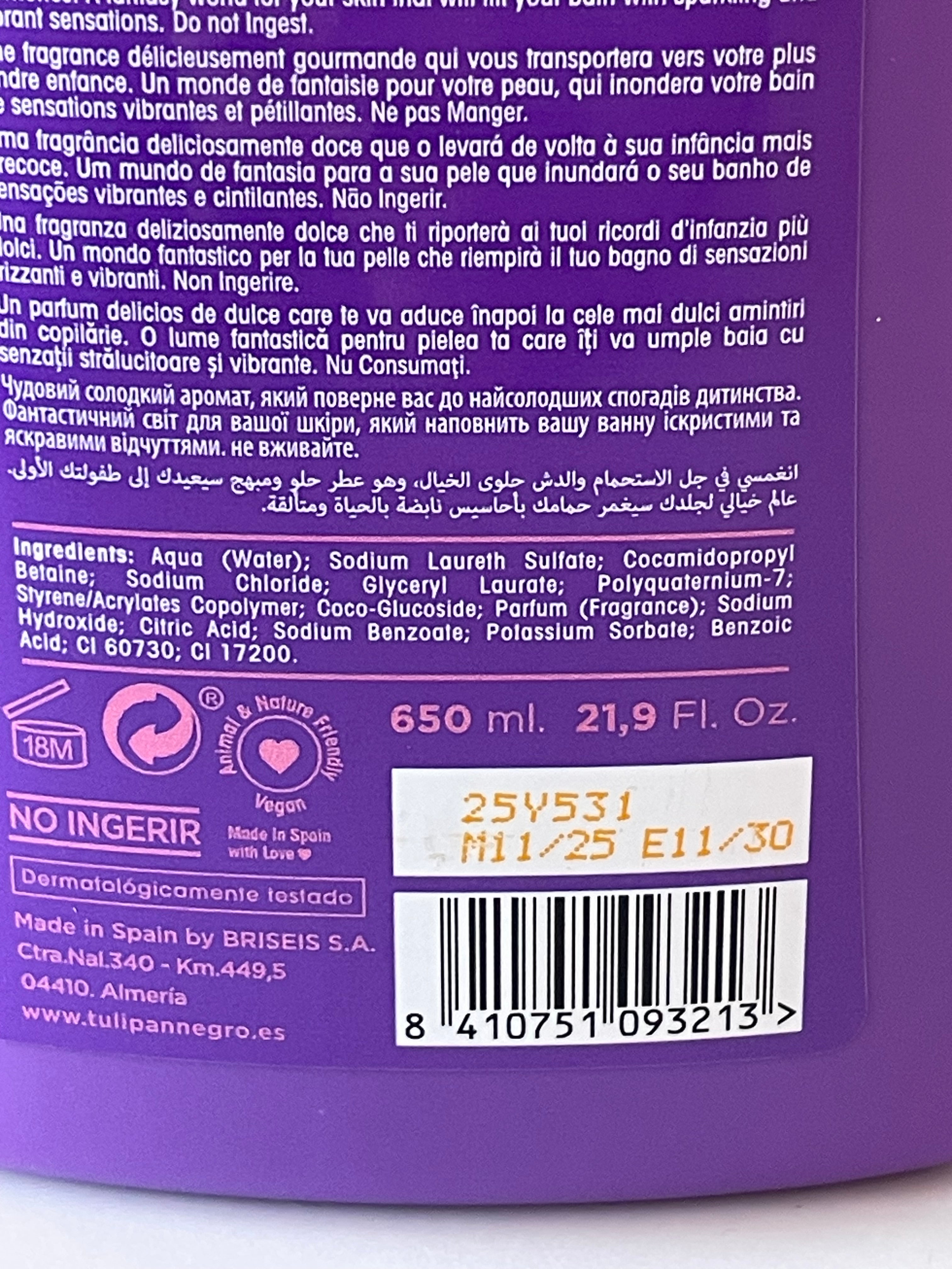 Gel de dus Candy Fantasy - TULIPAN NEGRO