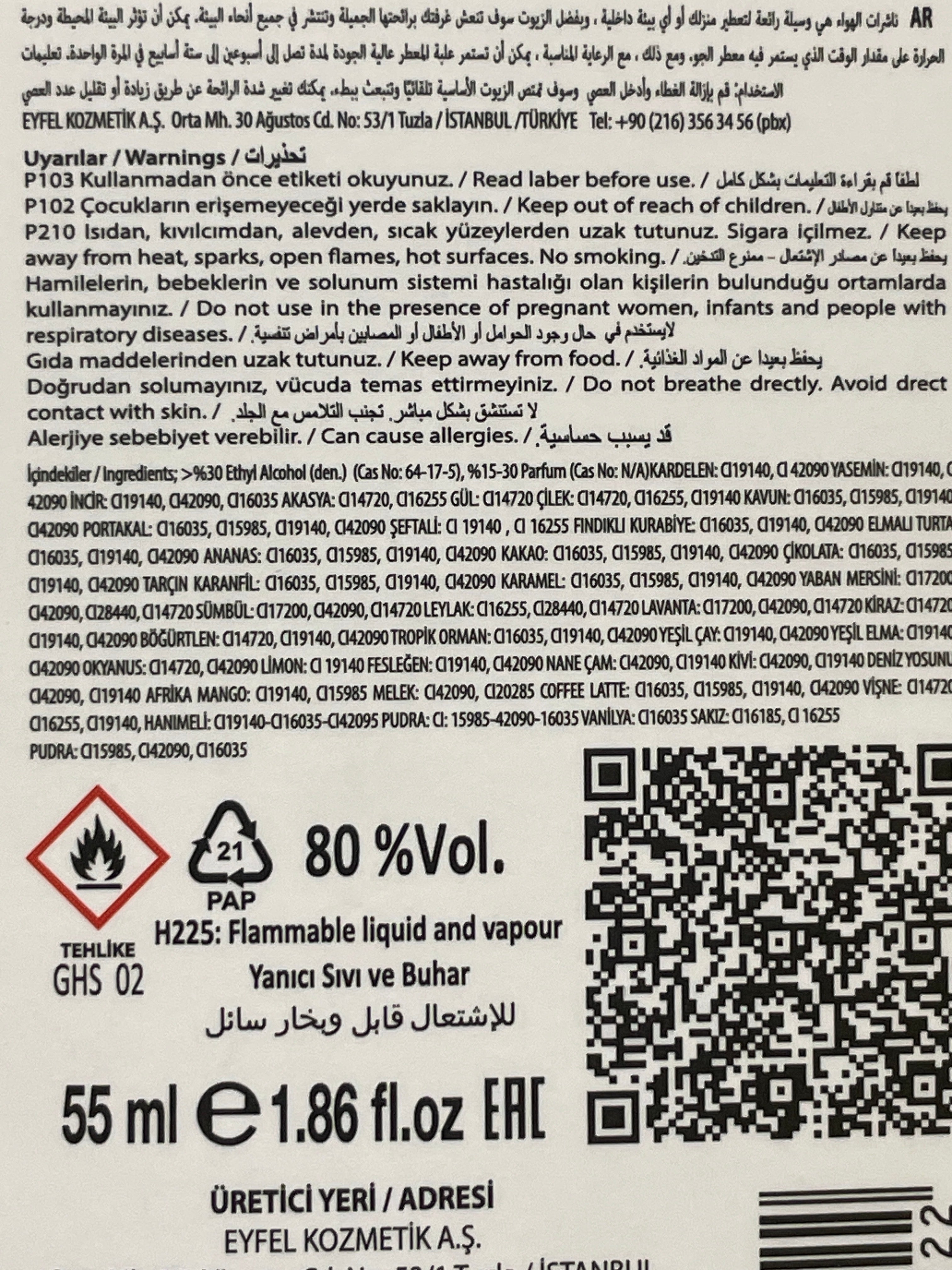 Difuzor camera betisoare Lamaie - Eyfel