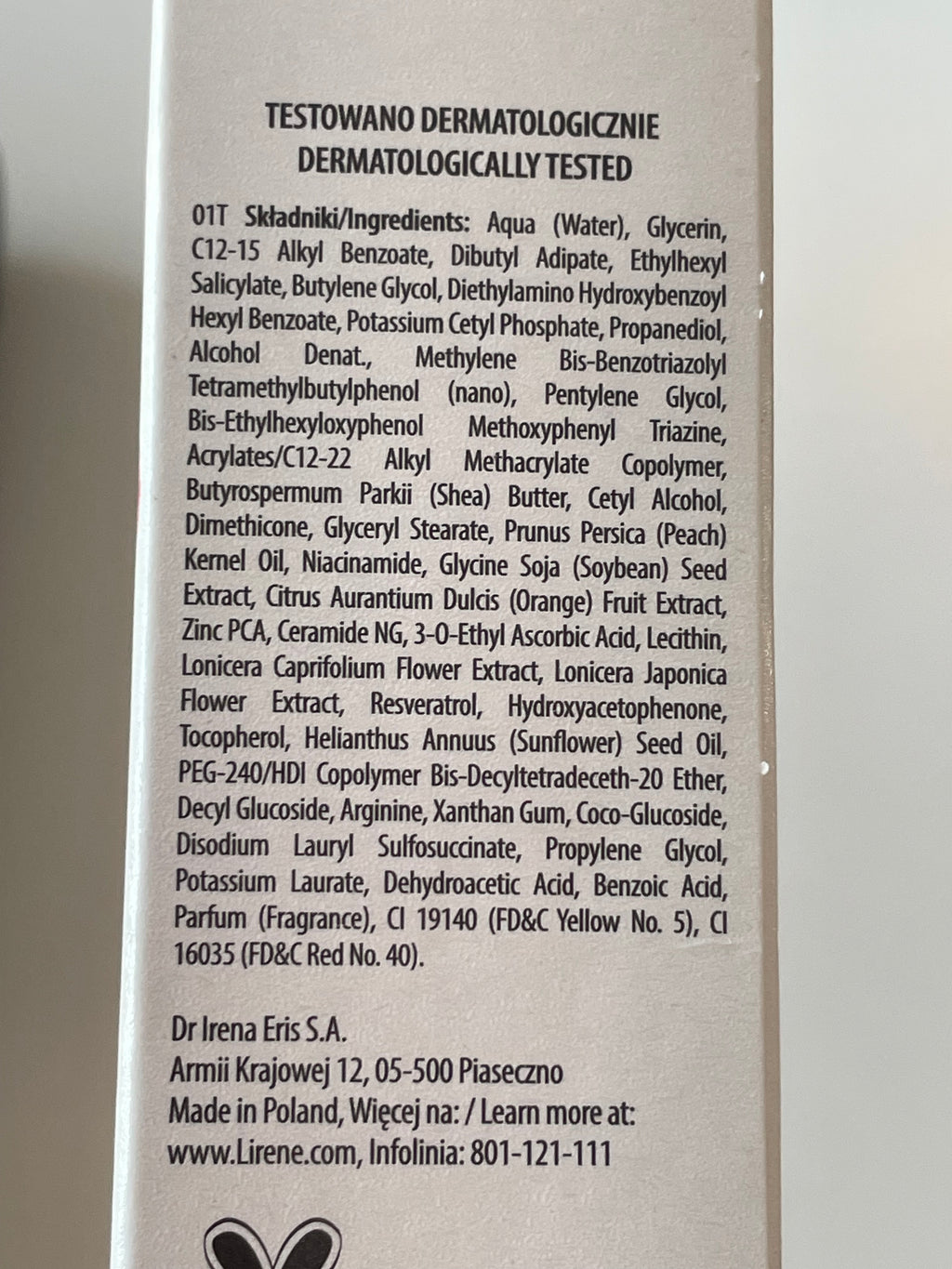 Crema fata SPF 30 Peachy Shot - LIRENE