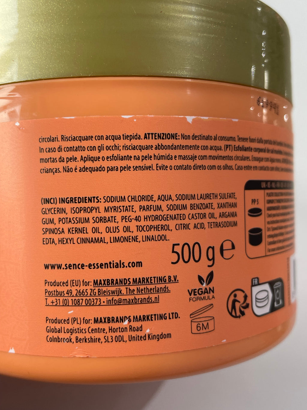 Scrub corp Energise - Sence